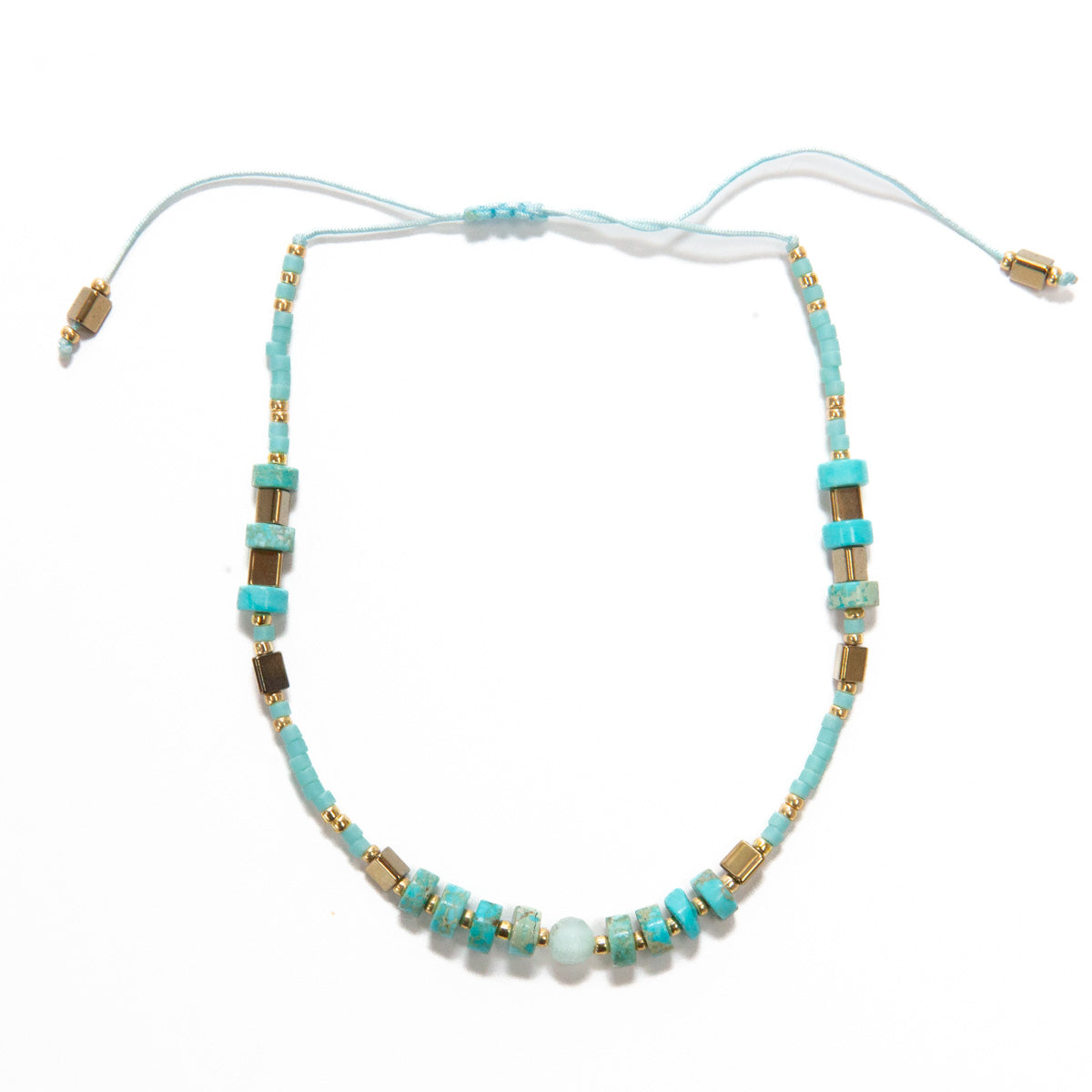 Natural Stone Beaded Bracelet