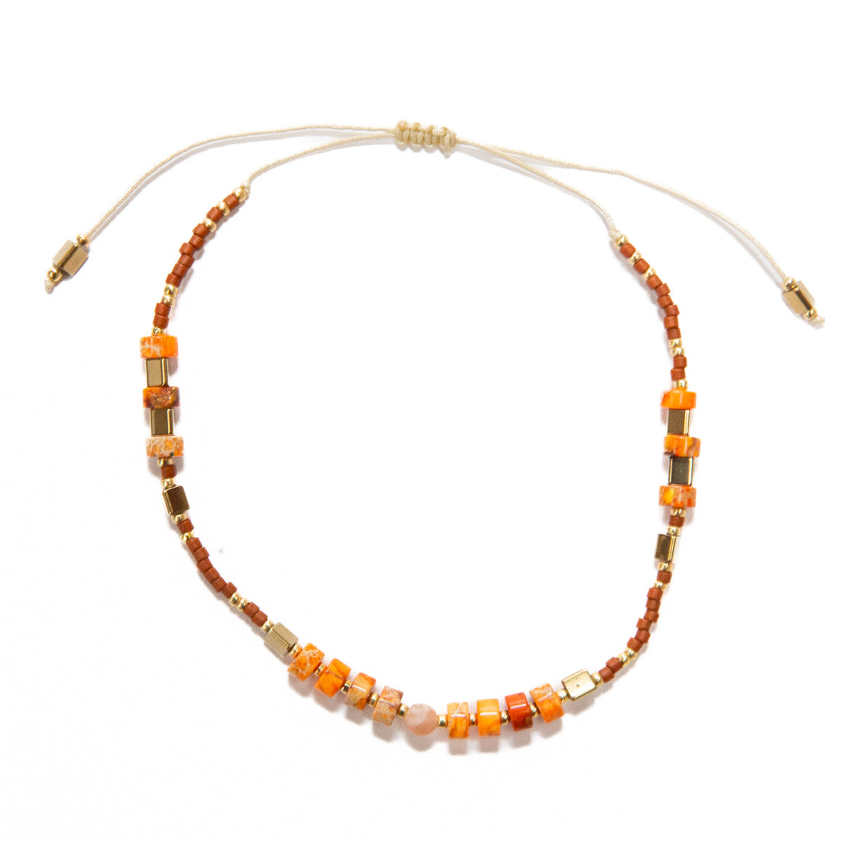 Natural Stone Beaded Bracelet