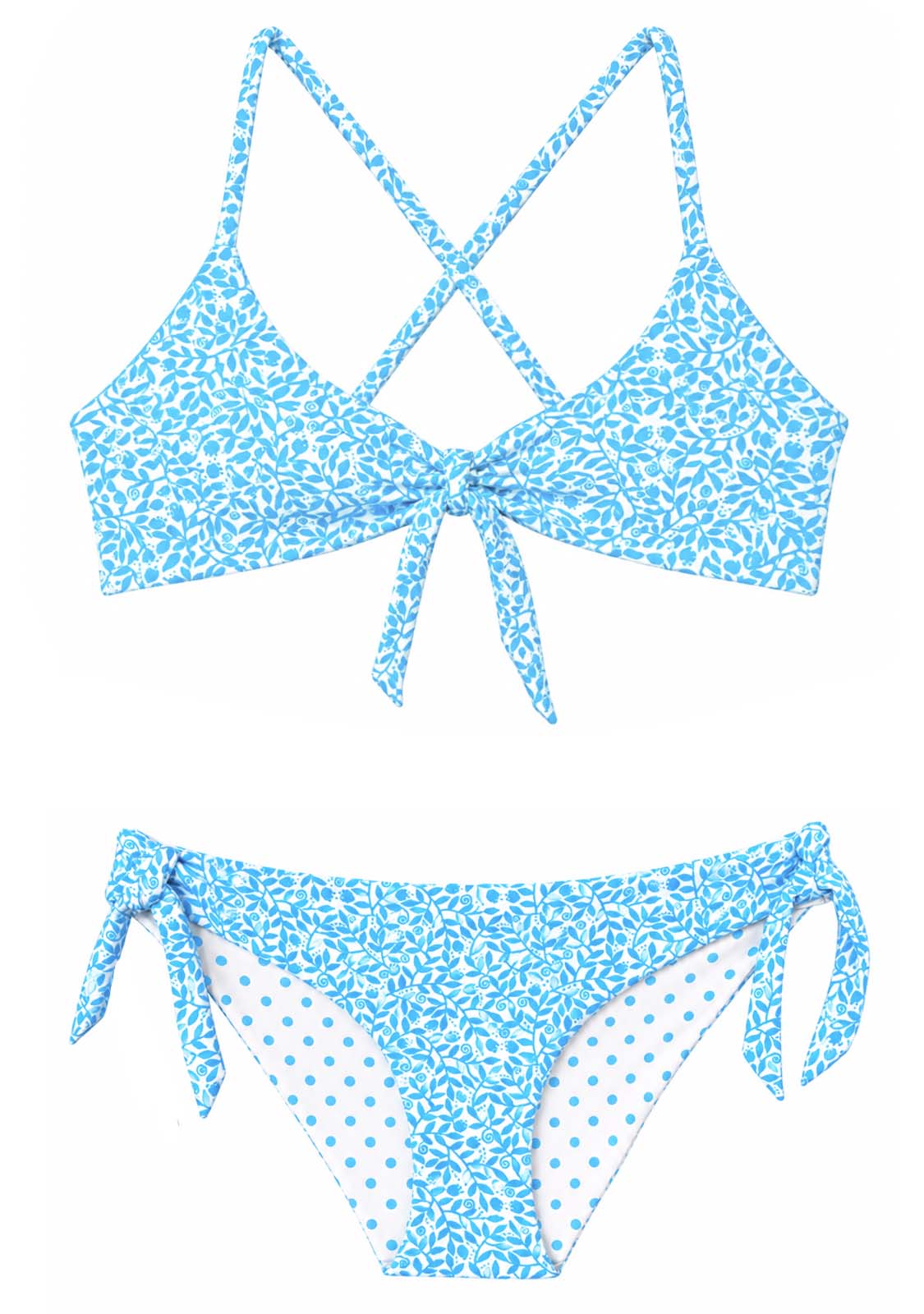 MIRA BLUE | 2-PIECE | SCOOP STYLE