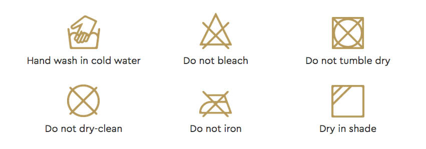 Care Instructions | Chance Loves Swimwear | Do not Dry Clean