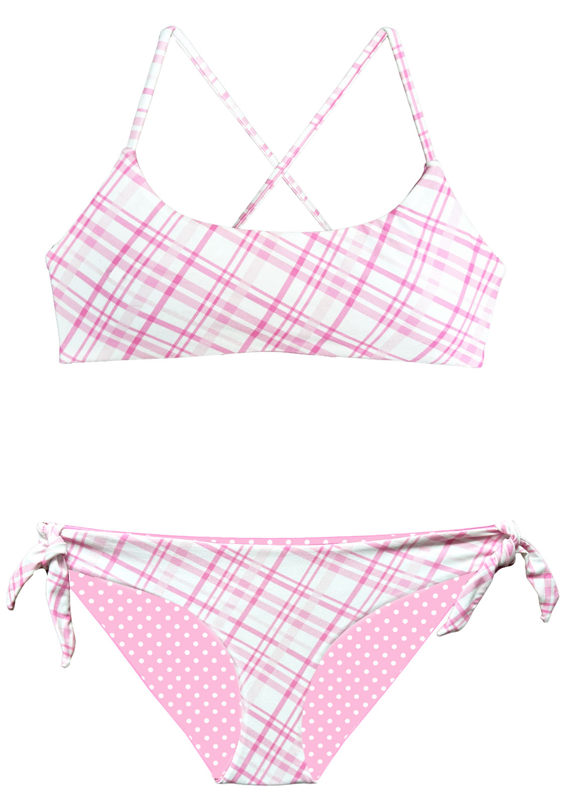 LIZZIE | SCOOP STYLE | REVERSIBLE | 2-PIECE Bikini
