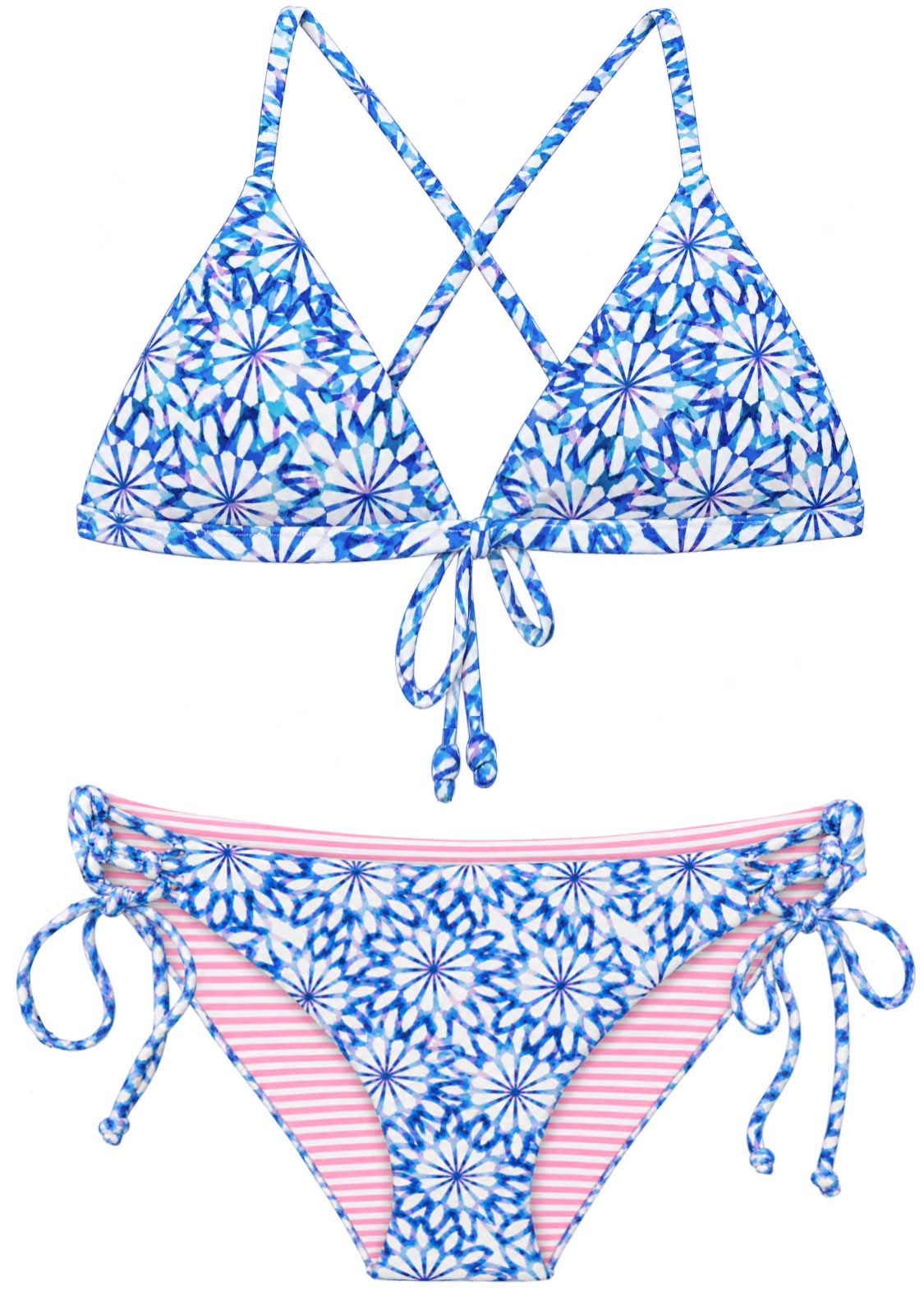DAISY BLUE | 2-PIECE | TRIANGLE STYLE