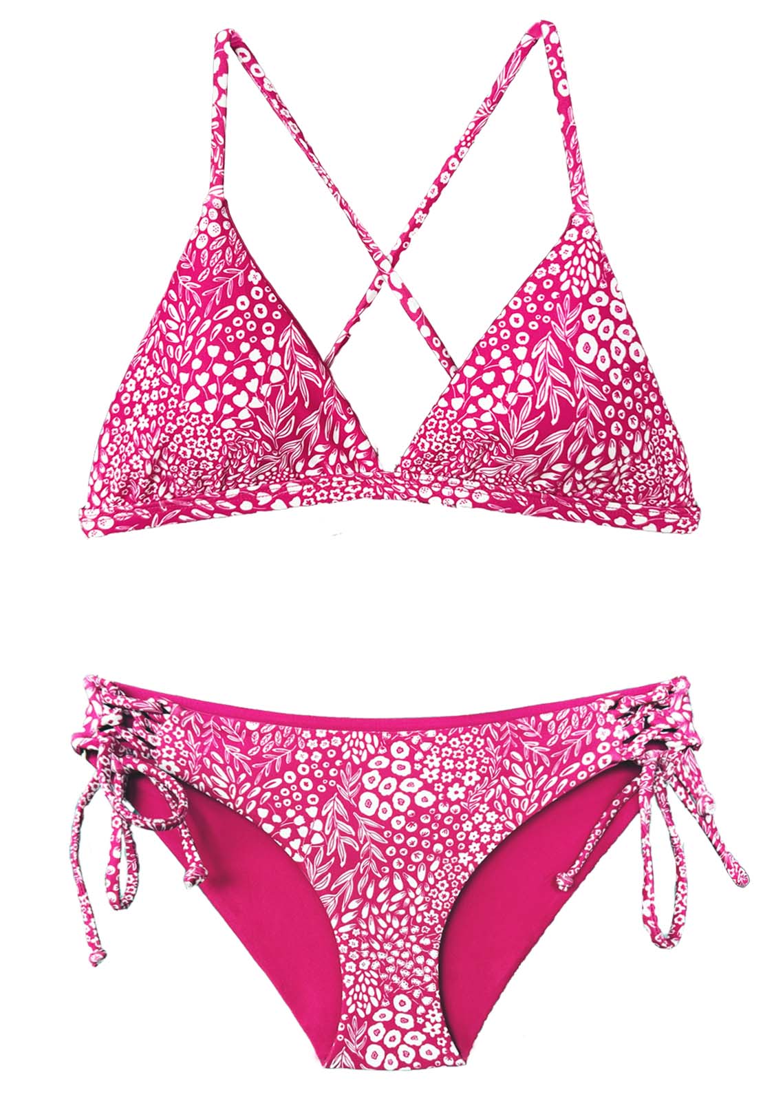 CORAL | 2-Piece | Triangle Style | Pink