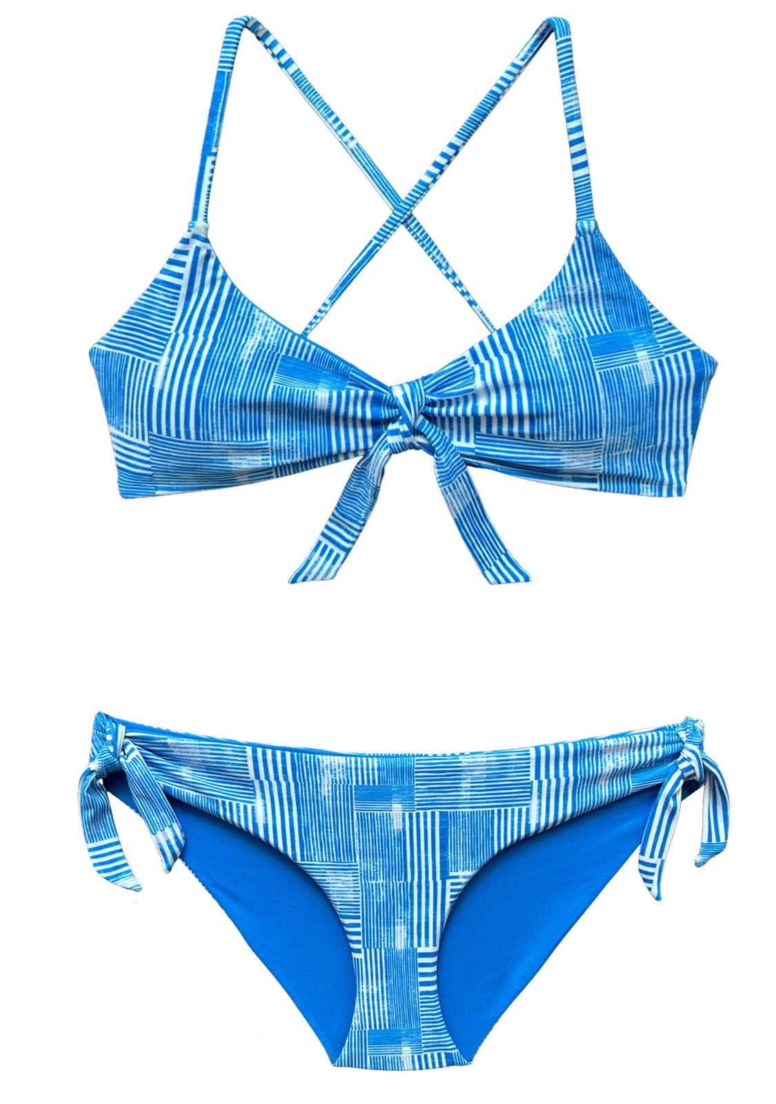 BILLIE BLUE | SCOOP STYLE | 2-PIECE | REVERSIBLE