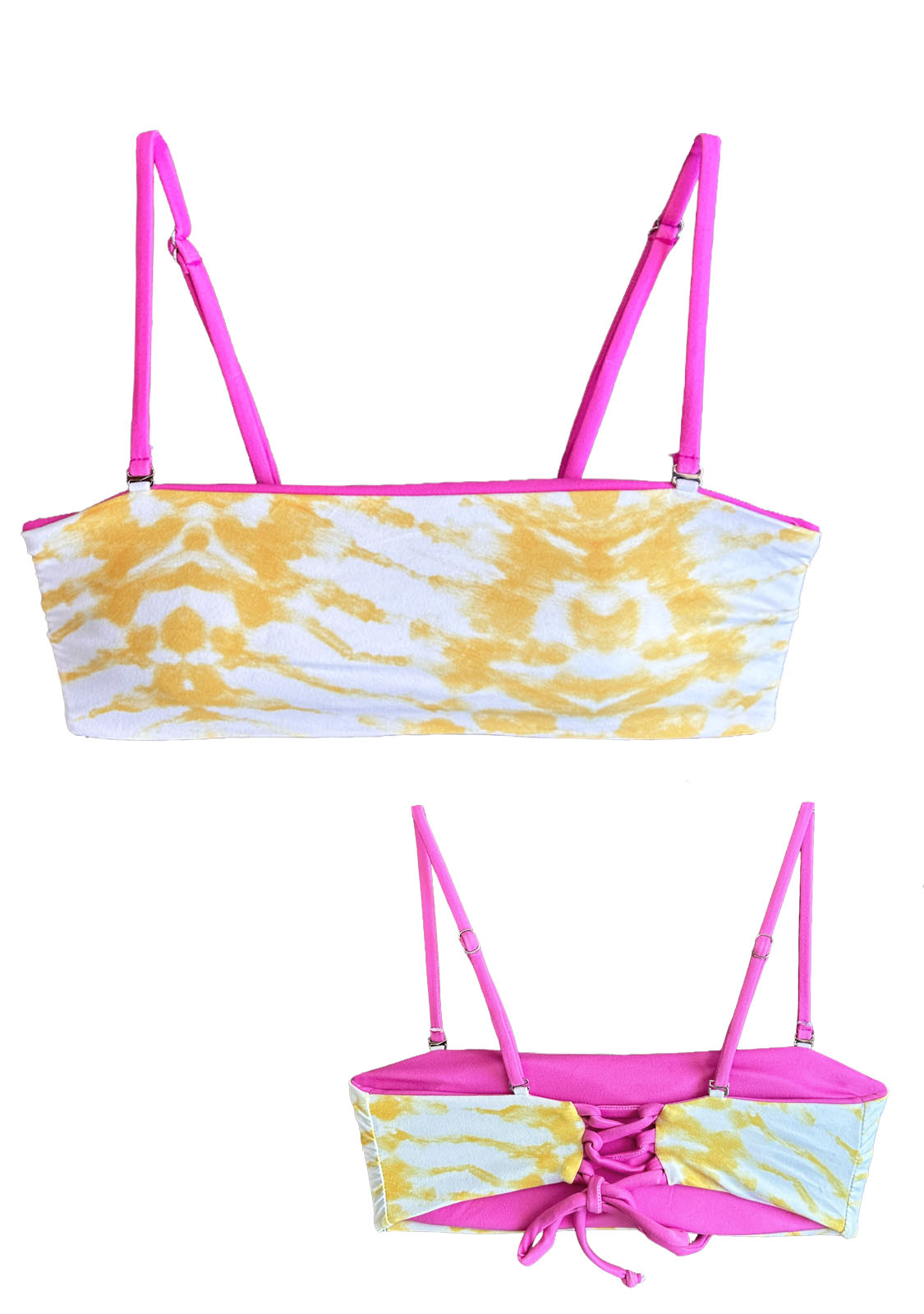 SUNRAYS - BANDEAU TOP | SIDE-TIES BOTTOMS | NO-TIES BOTTOMS