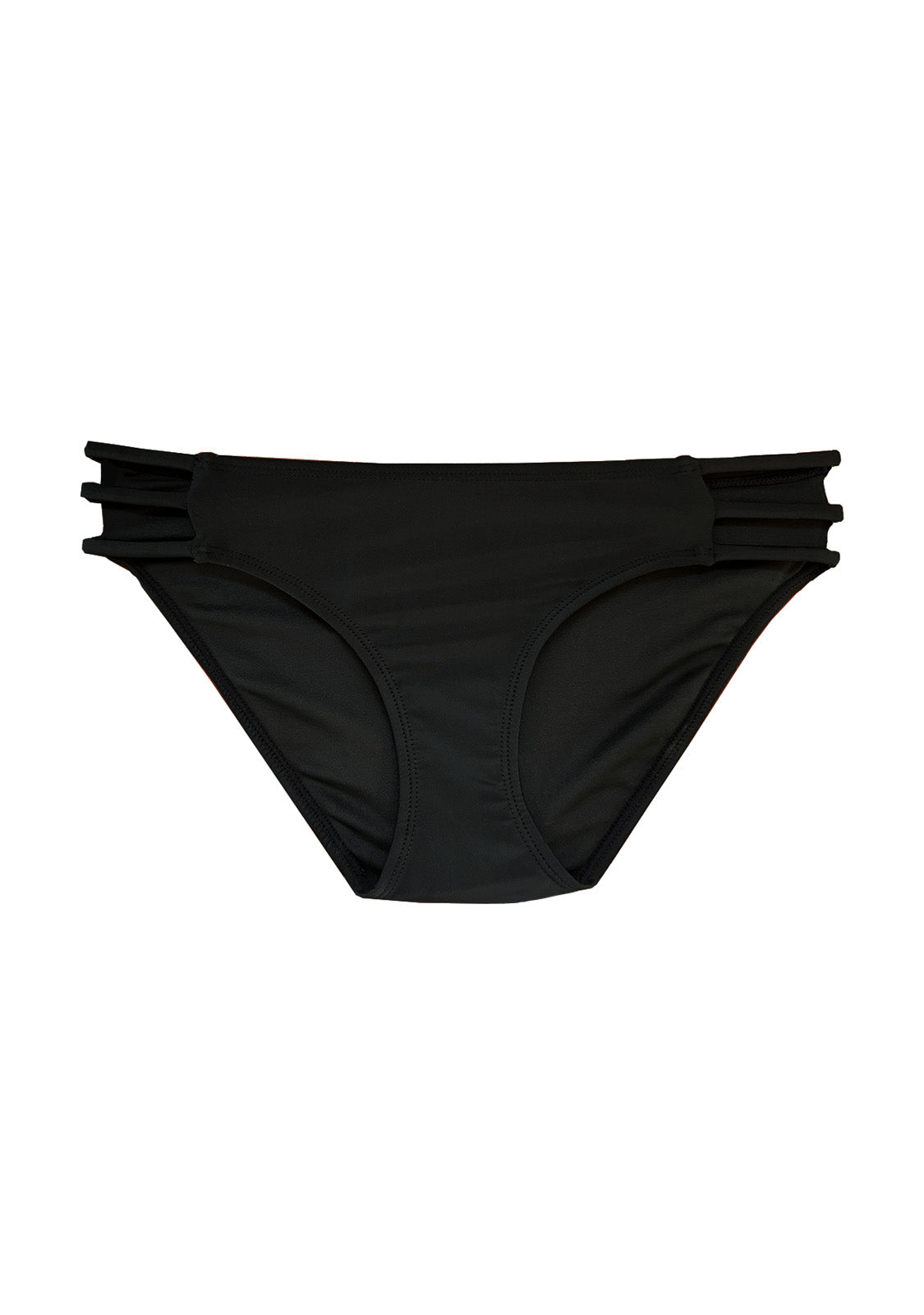 Black TRI-BAND Classic Bikini BOTTOMS