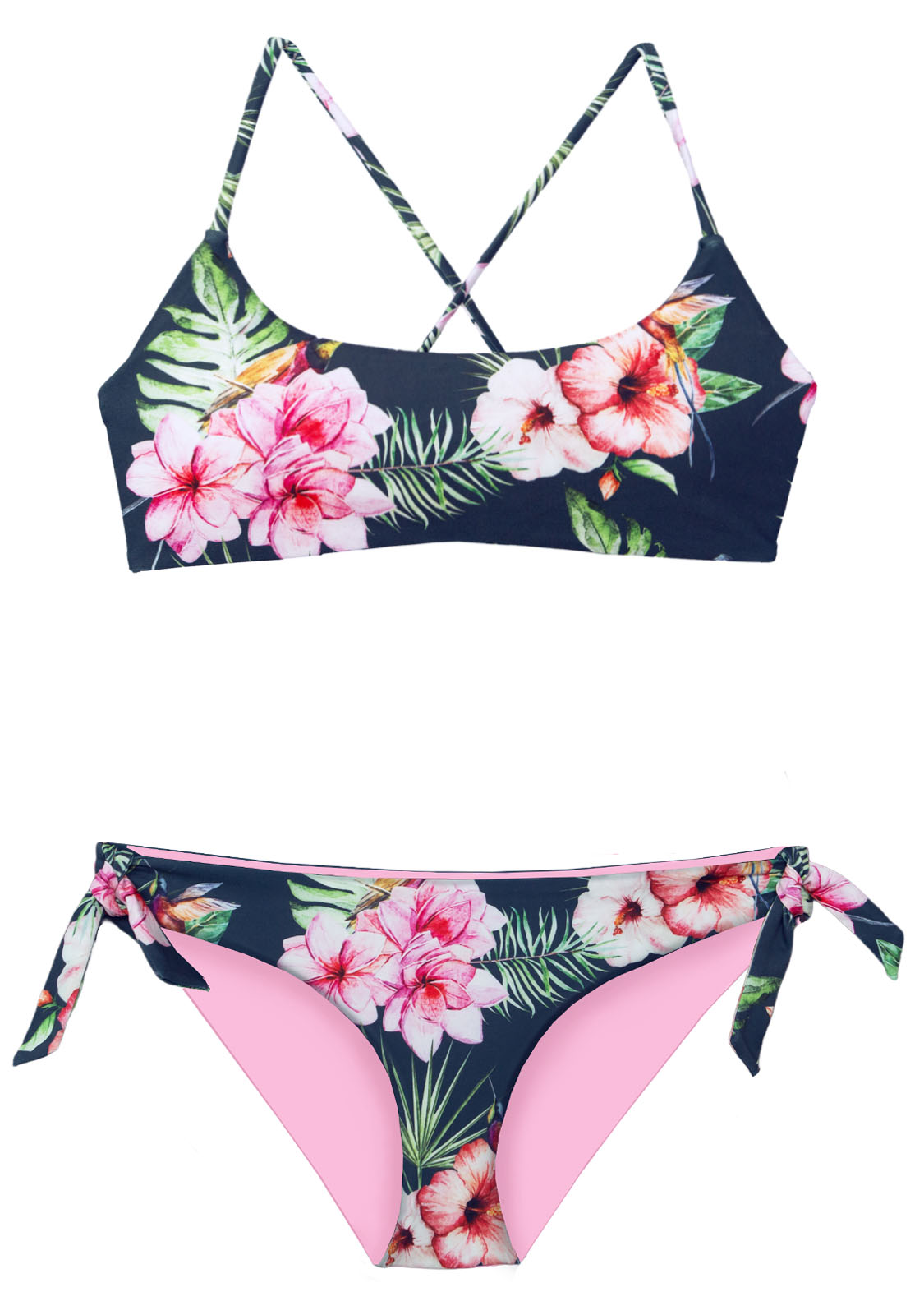 TROPICAL BAY | 2-PIECE | SCOOP STYLE | REVERSIBLE