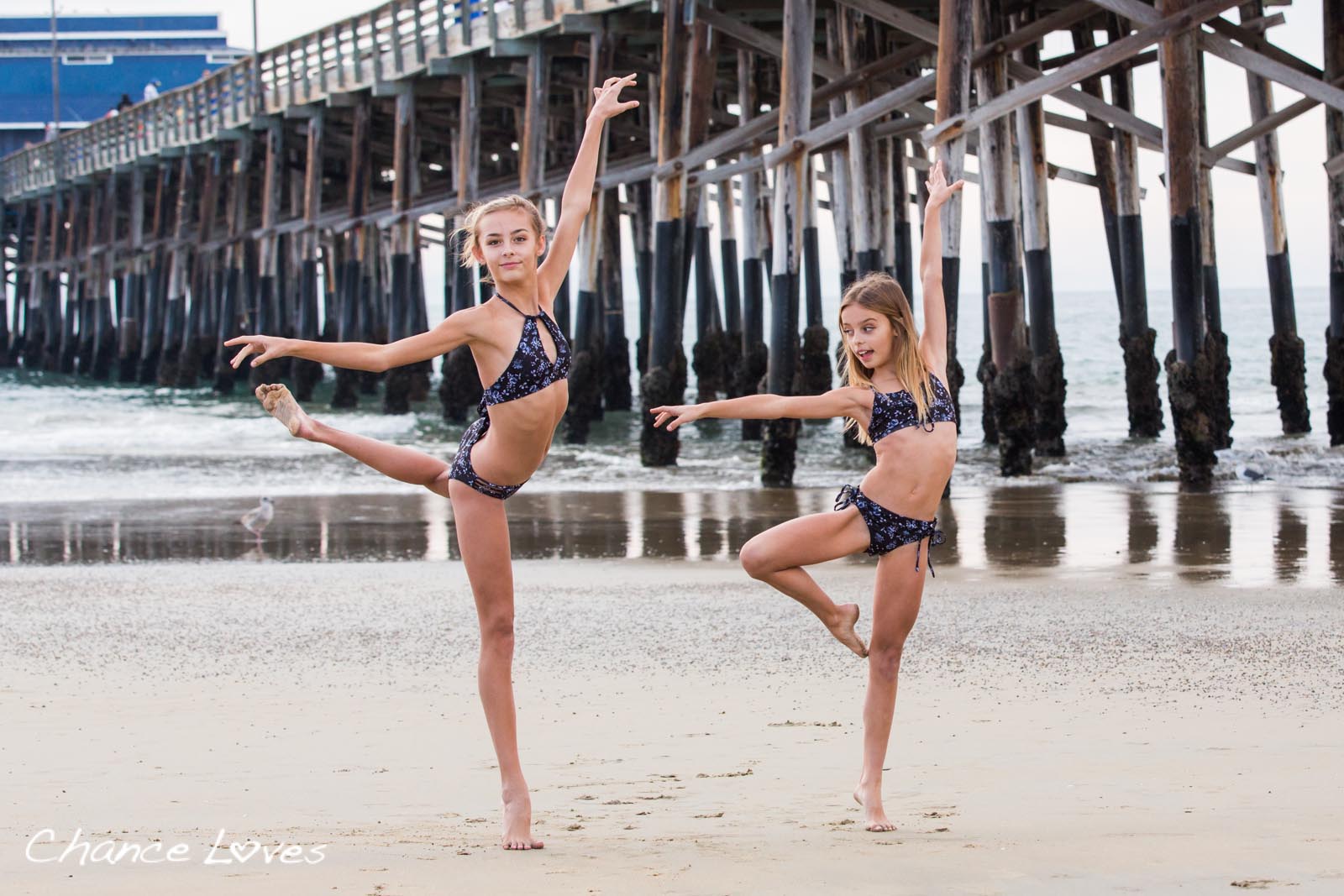 Midnight Bloom - 2-PIECE Black White | Girls Size 8-14