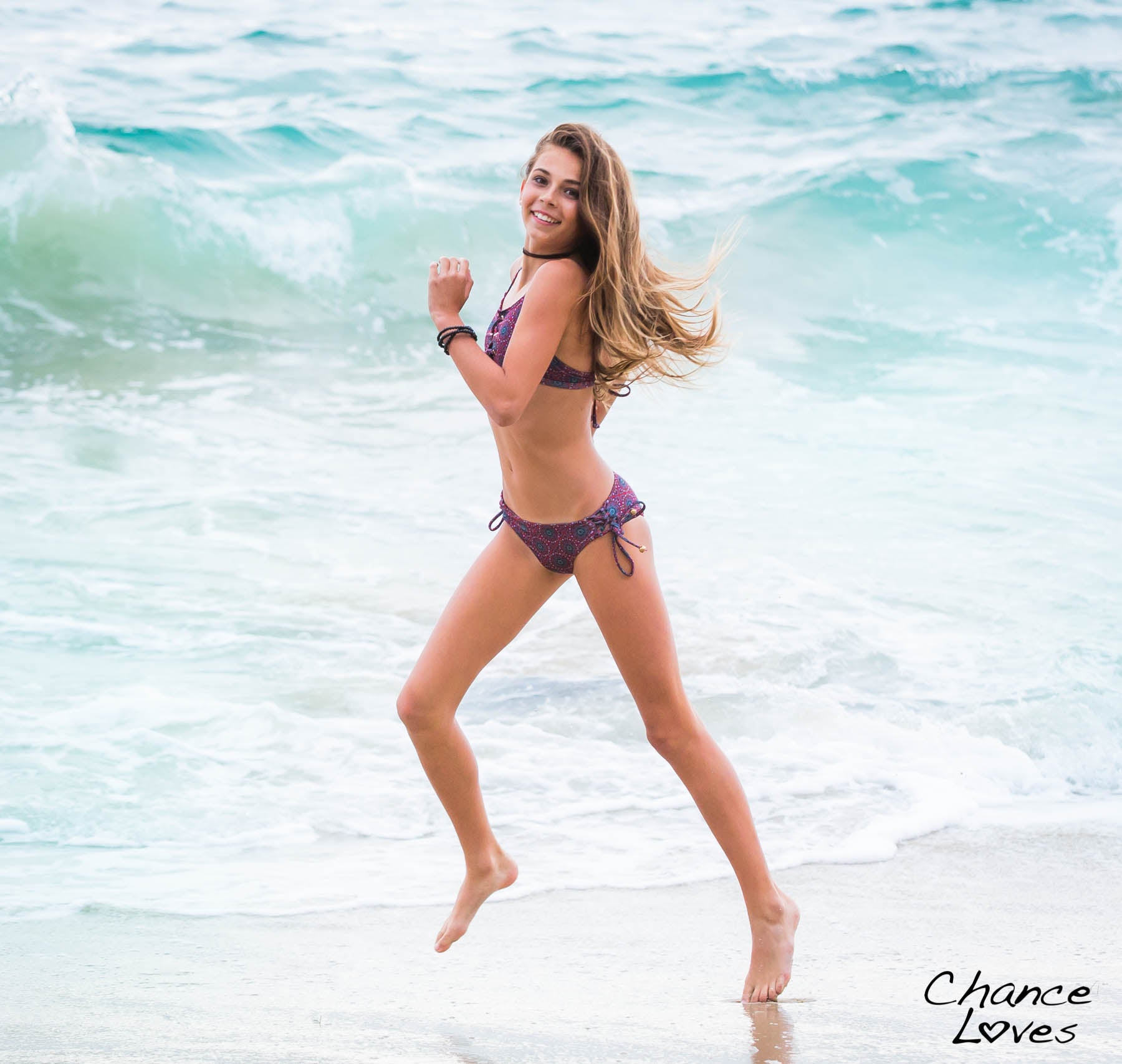 Gypset Cool - Red Lace Up 2-PIECE | Girls 8-12