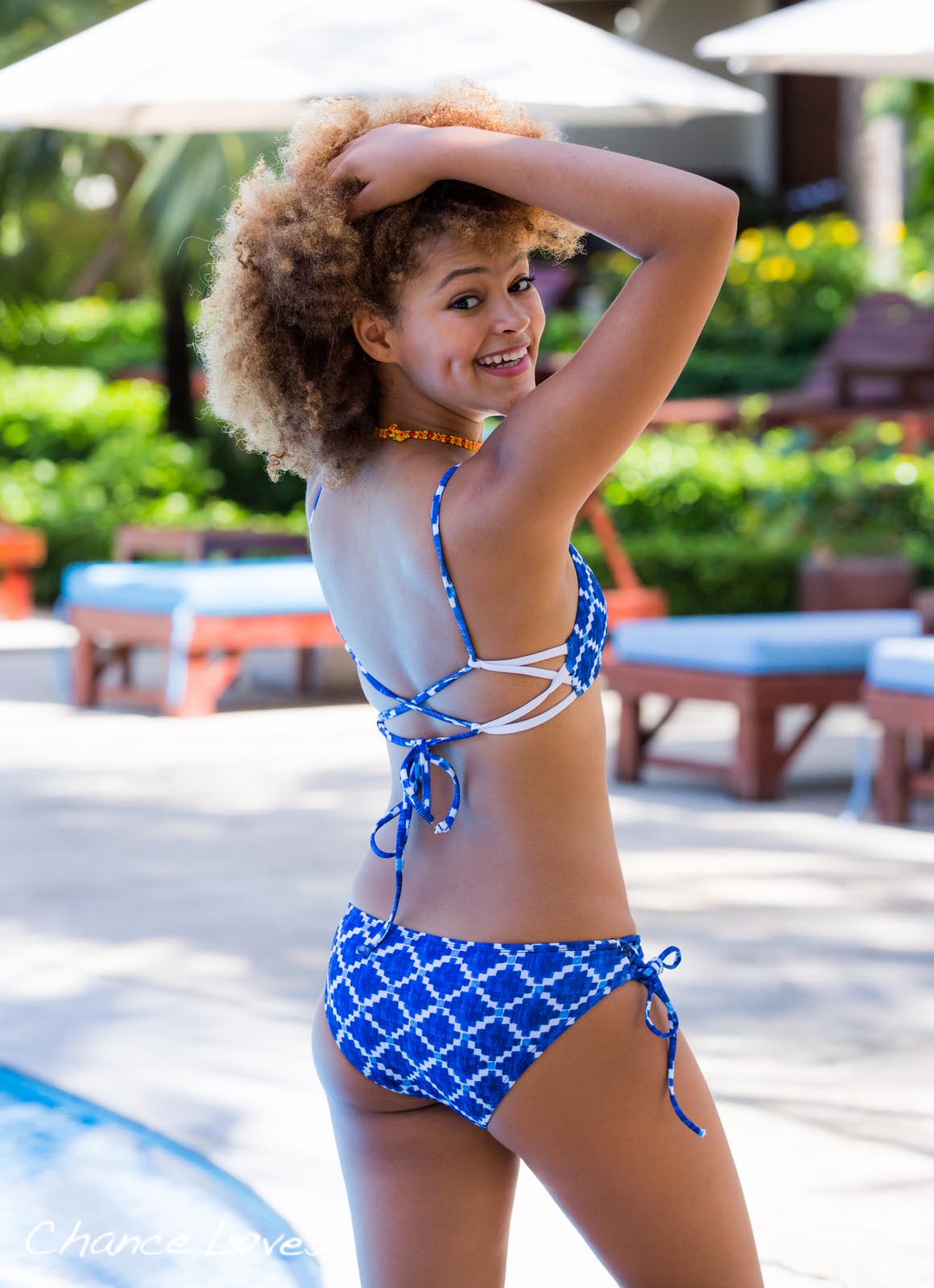 HALONG BAY - 2 PIECE SET Scoop Top & Tri-Band Bottoms - REVERSIBLE