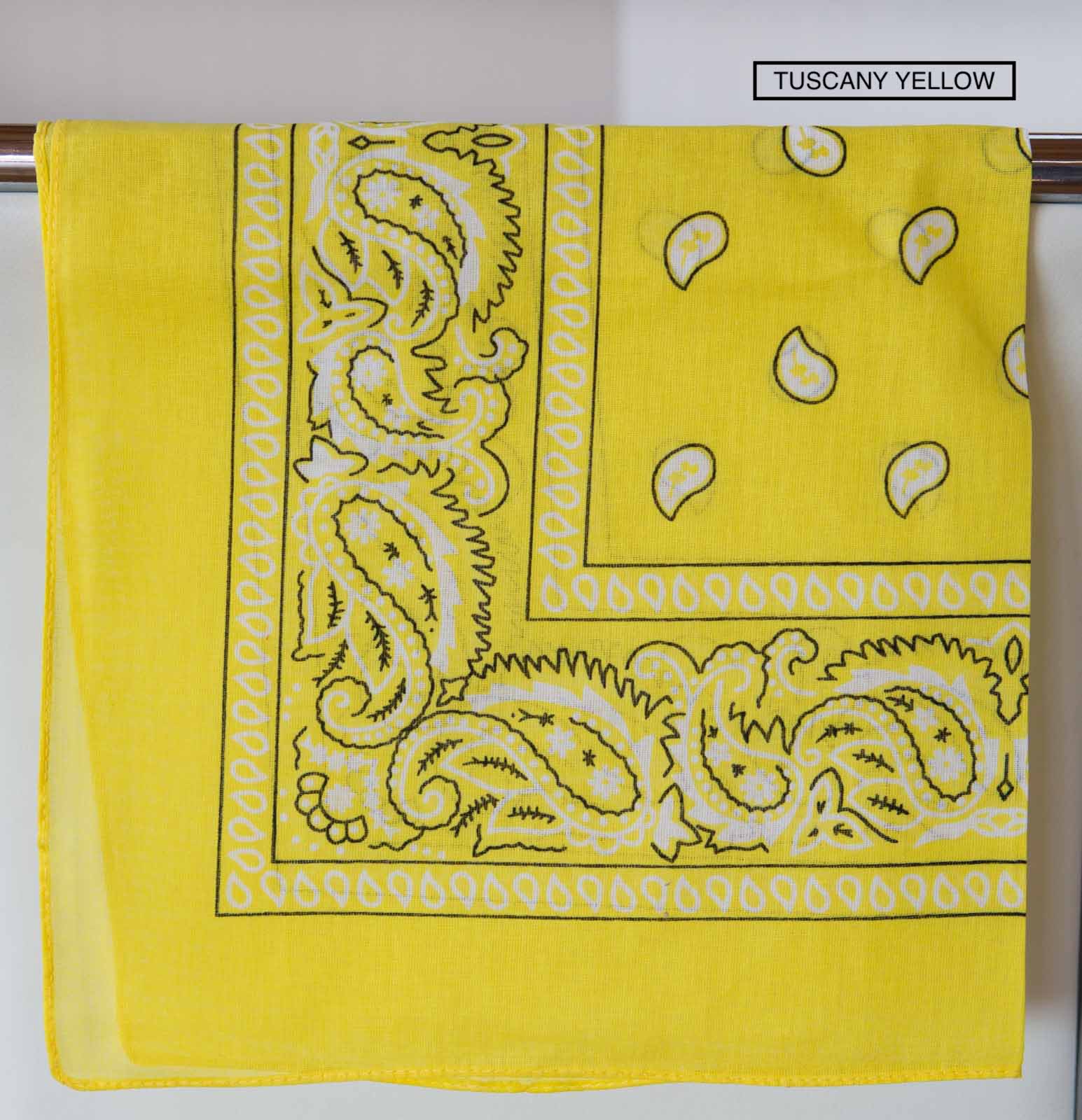 Bandana Accessory Bandanas Chance Loves TUSCANY Yellow