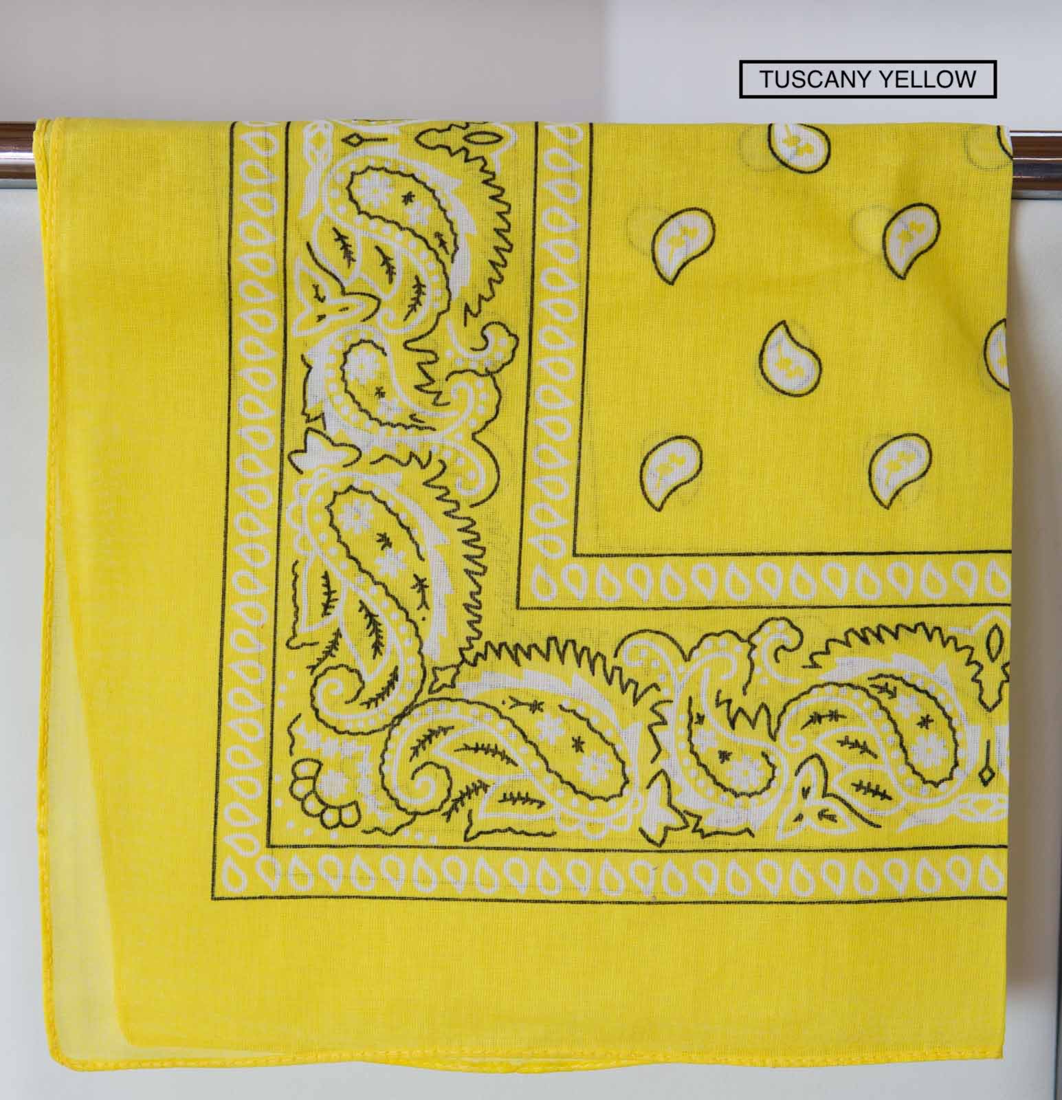 Bandana Accessory Bandanas Chance Loves TUSCANY Yellow 