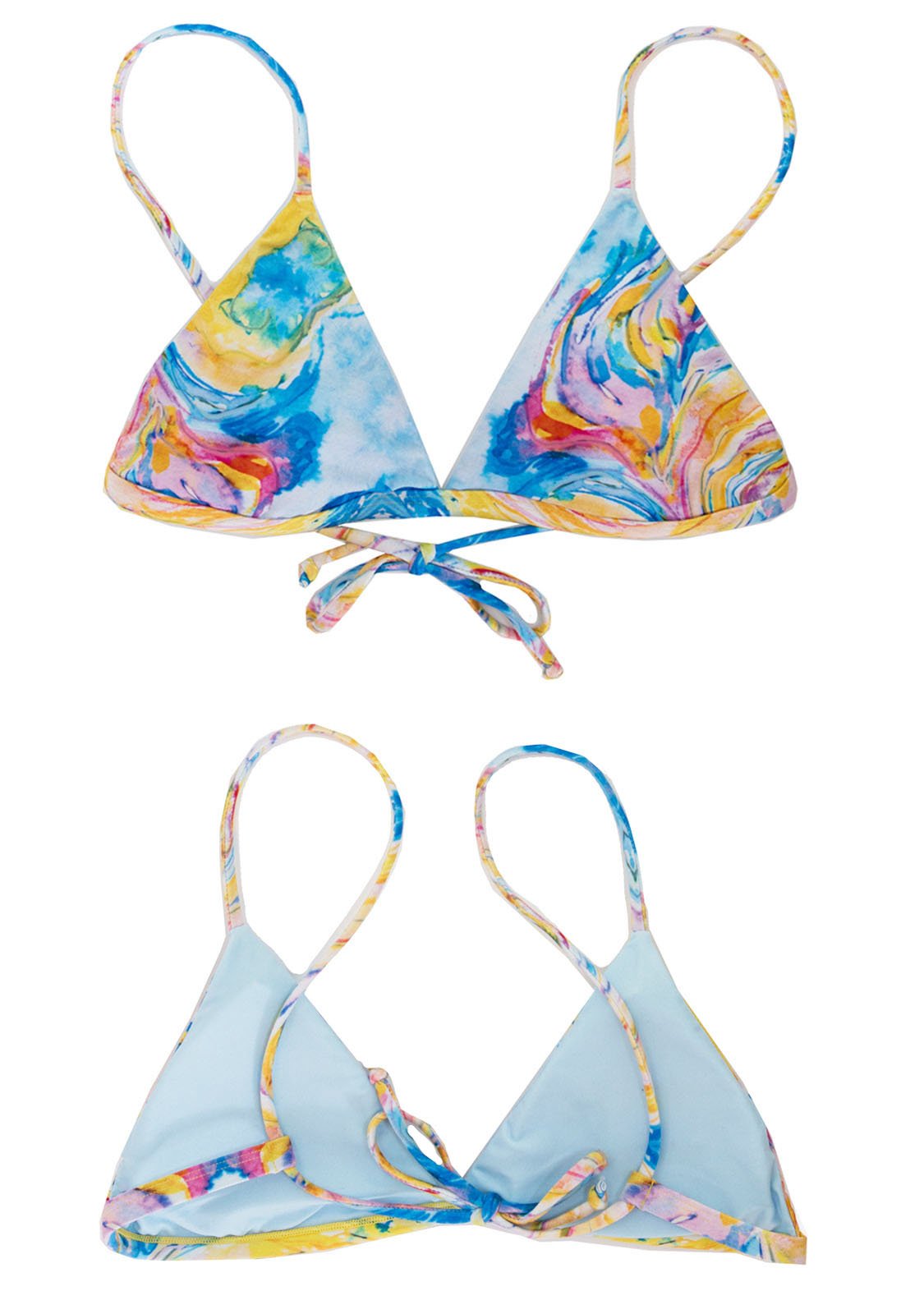 Bliss - Reversible Fixed TRIANGLE TOP Bikini Triangle Top Chance Loves XS