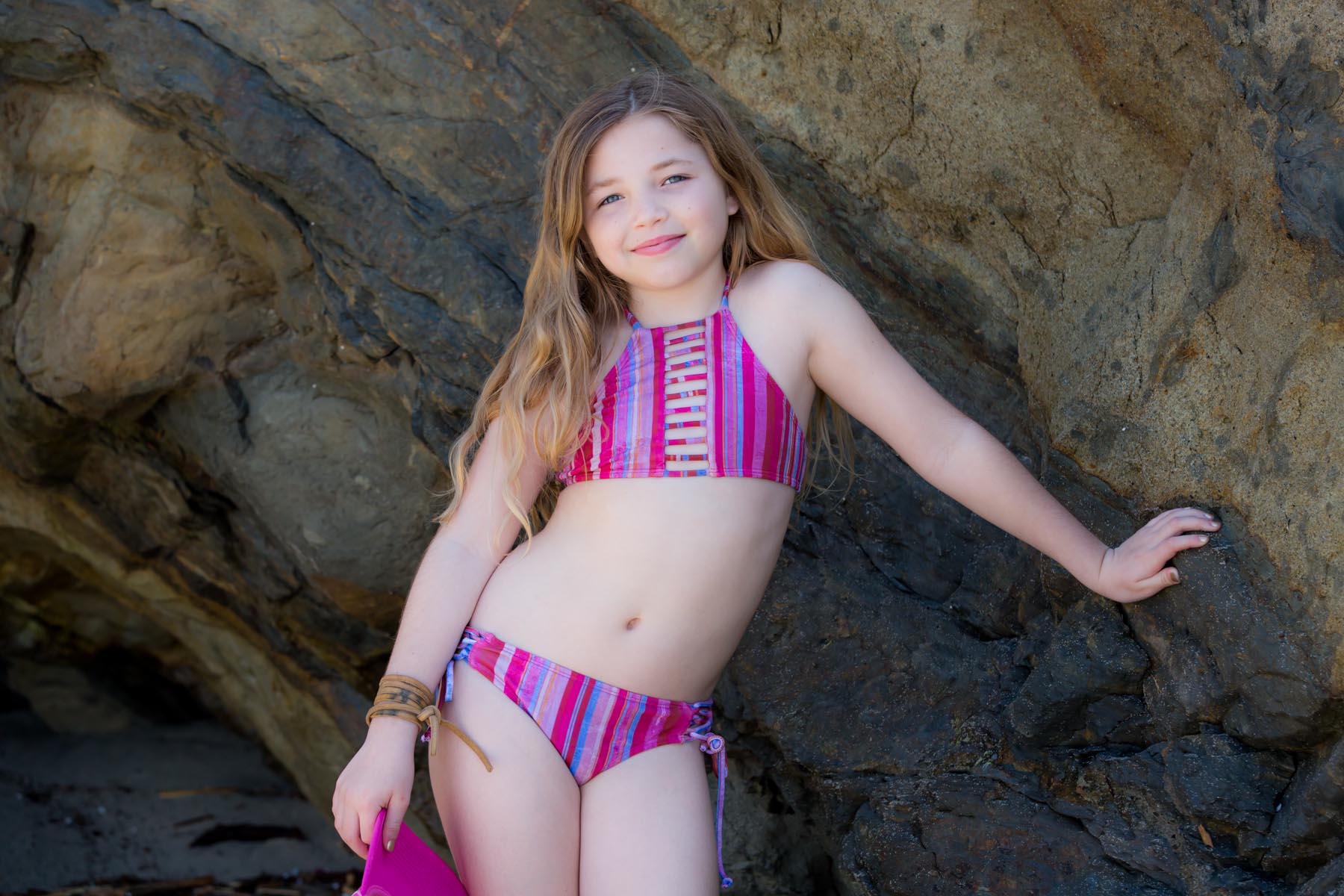 Popular swimsuit Girls' Bohemian Vibes Bikini with Ladder Halter Top, Tween Girls Beach Swimwear - Chance Loves Swimwear