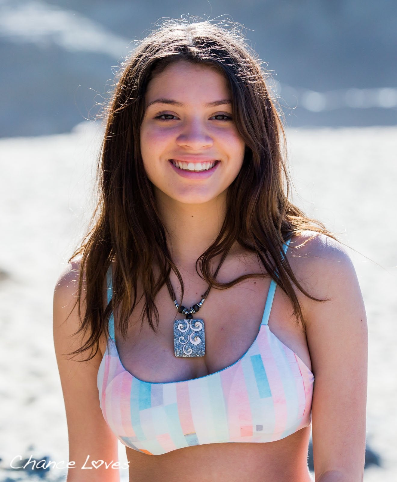 ISLA CAPRI - Reversible SCOOP TOP Bikini Top Chance Loves Swim