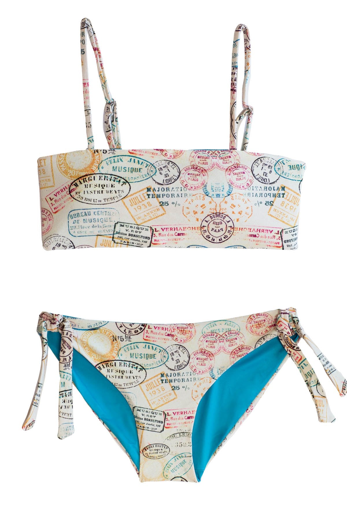 Jetset Bikini Bandeau 2 Piece SET 2 Piece Bikini Set Chance Loves XS