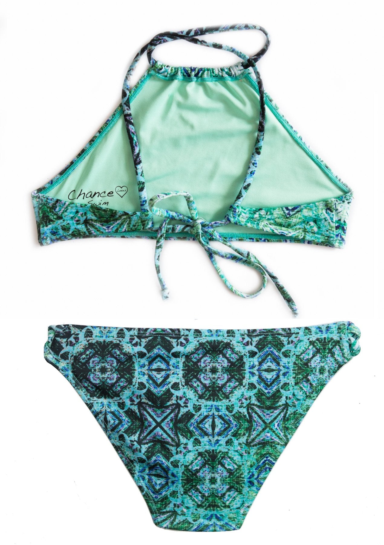 Moss Point Halter Top Tankini - Chance Loves Swimwear