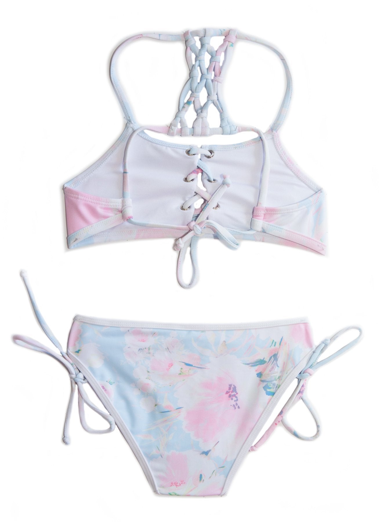 Girls Pastel Blossoms Floral Bikini 2-piece Chance Loves Swimwear