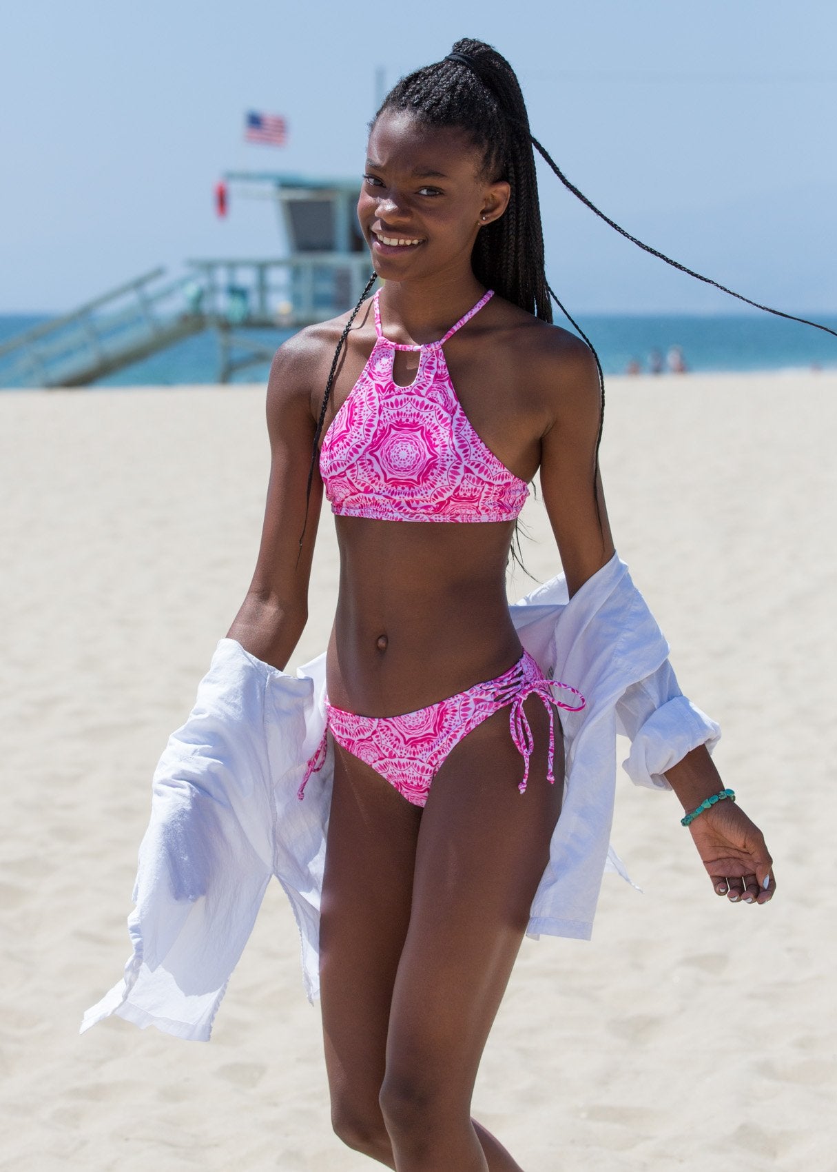 Pink Sand Dollar Tankini - Chance Loves Swimwear