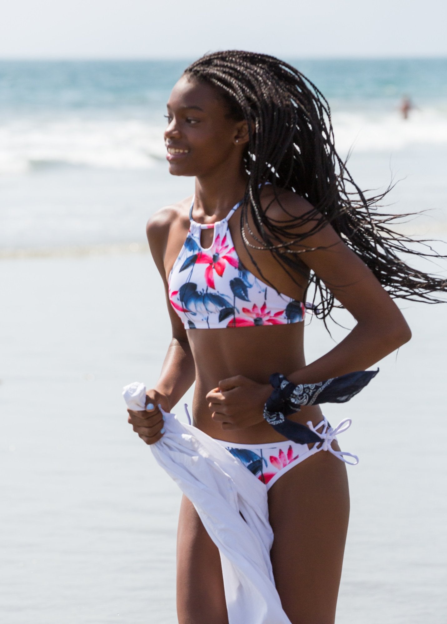 Playa del Carmen - TWO PIECE Halter Style Bikini SET Bikini with Halter Top Chance Loves Swim