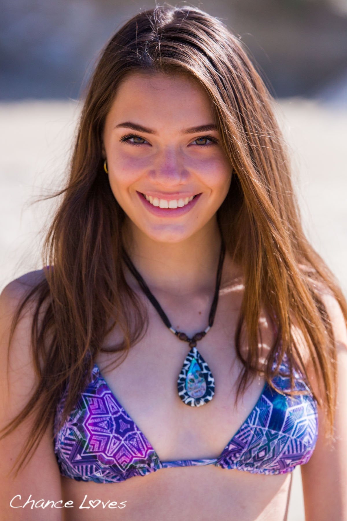 PURPLE HAZE - Reversible TRIANGLE BIKINI TOP Bikini Triangle Top Chance Loves Swim