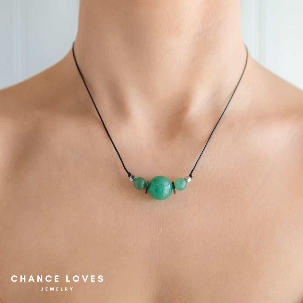 Chance Loves | Necklace | Natural Agate Stone | Girls Gift | Jewelry