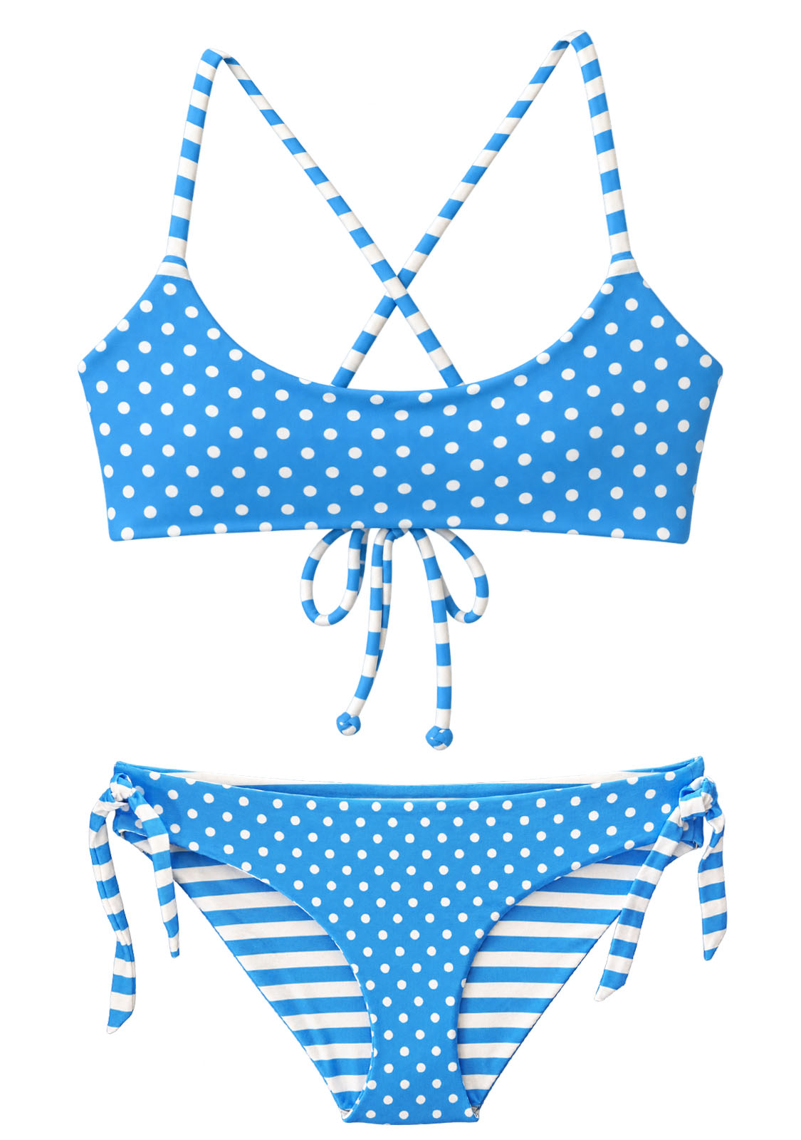 MONACO BLUE | SCOOP Style 2-PIECE