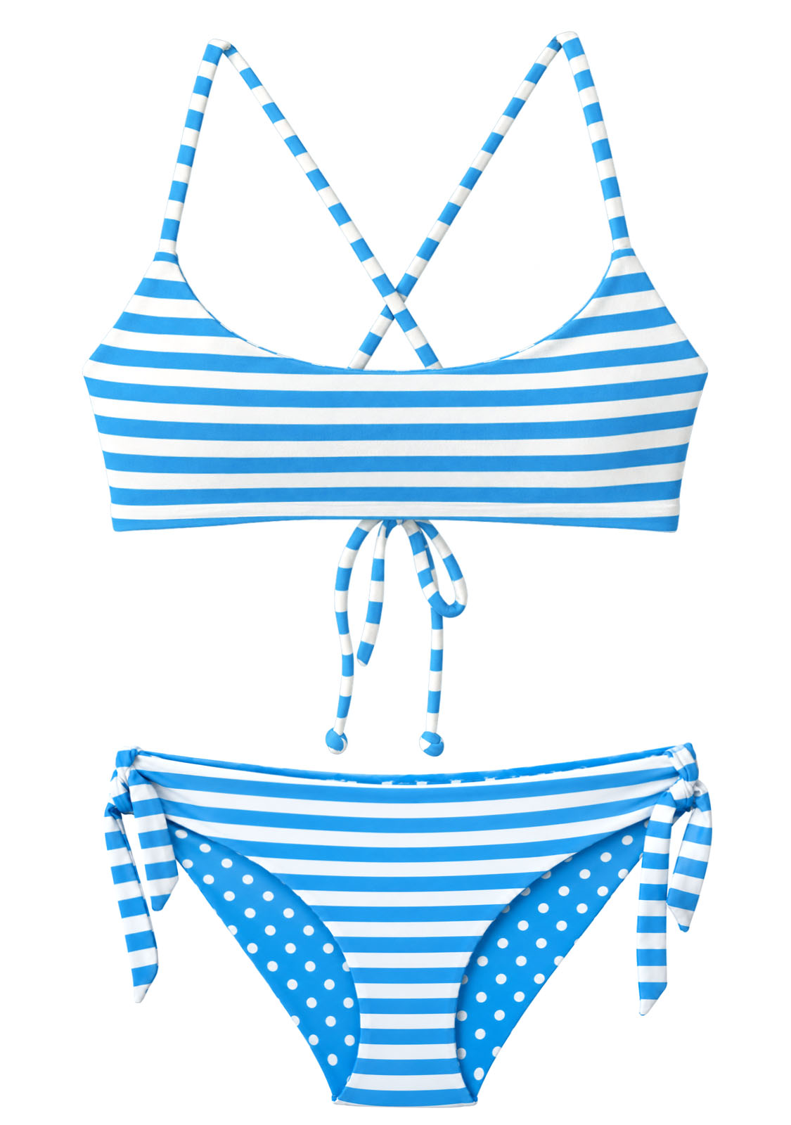 MONACO BLUE | SCOOP Style 2-PIECE