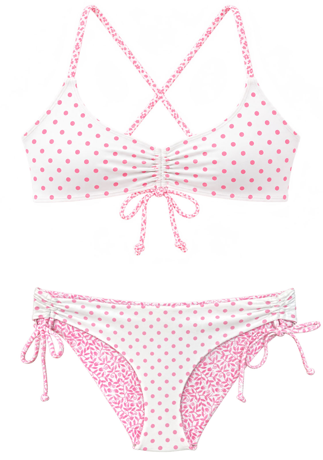 MIRA PINK | 2-PIECE | BRALETTE STYLE