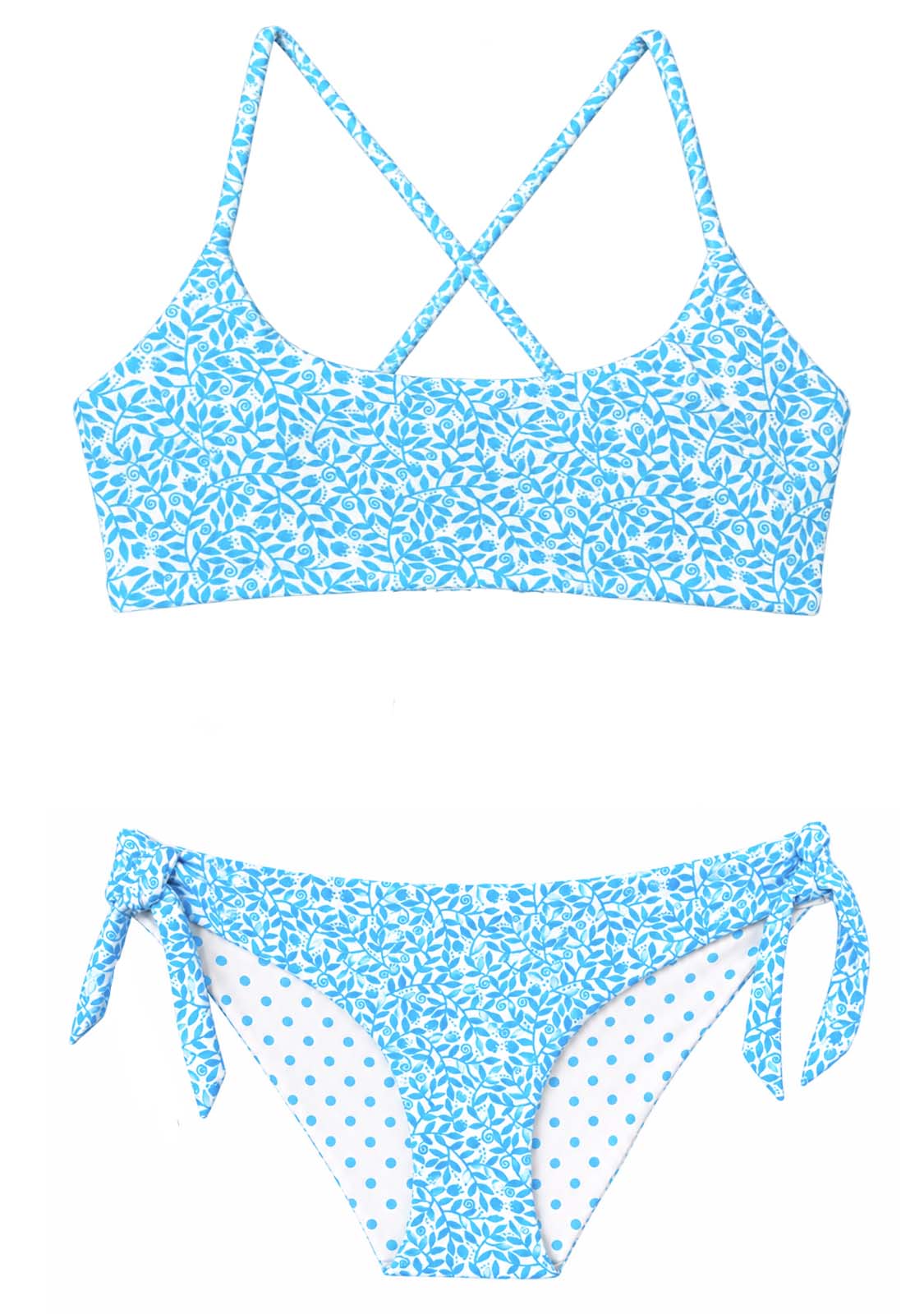 MIRA Blue | 2-PIECE | SCOOP STYLE