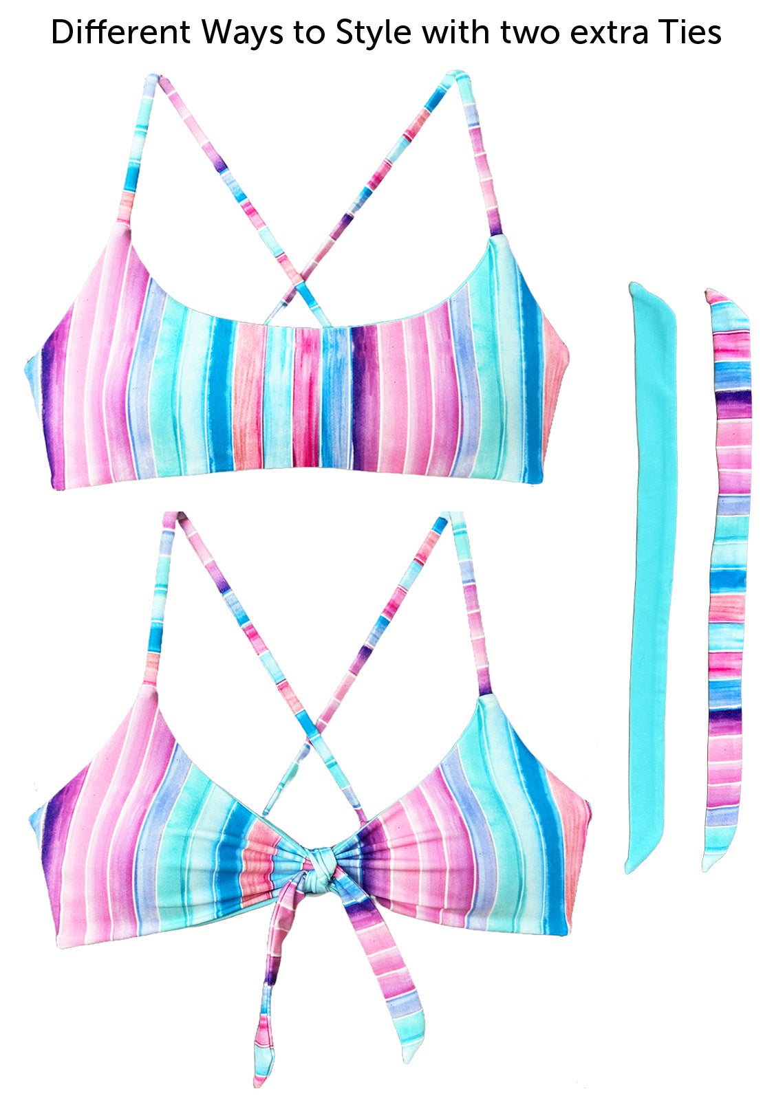 SORRENTO | 2-Piece Bikini | Reversible | Scoop Style