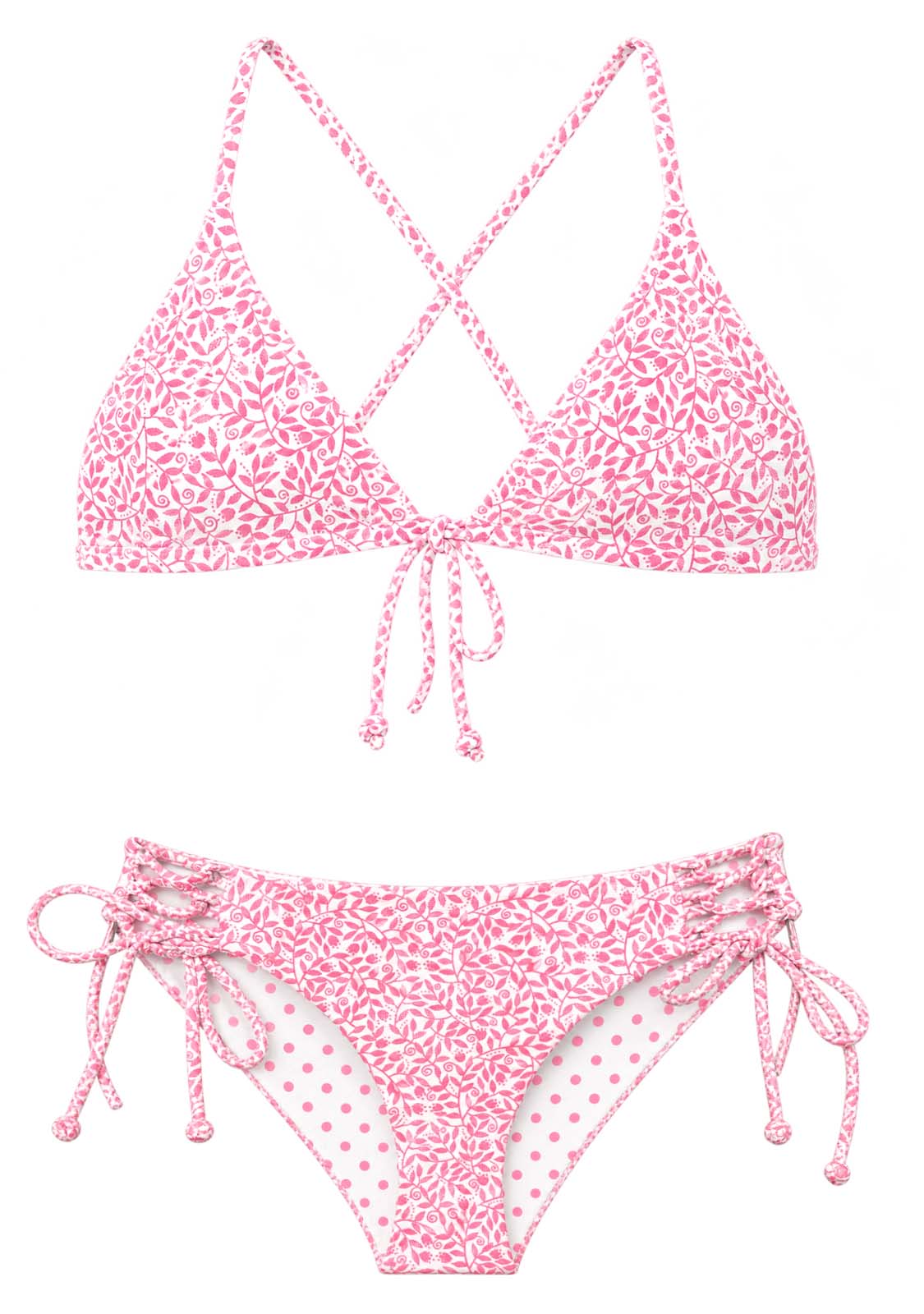 MIRA PINK | 2-PIECE | TRIANGLE STYLE