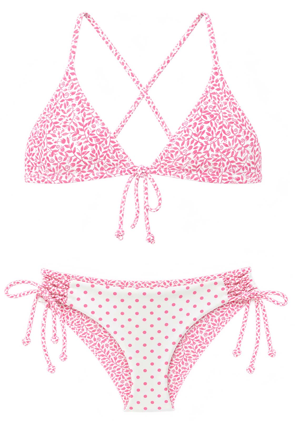 MIRA PINK | 2-PIECE | TRIANGLE STYLE