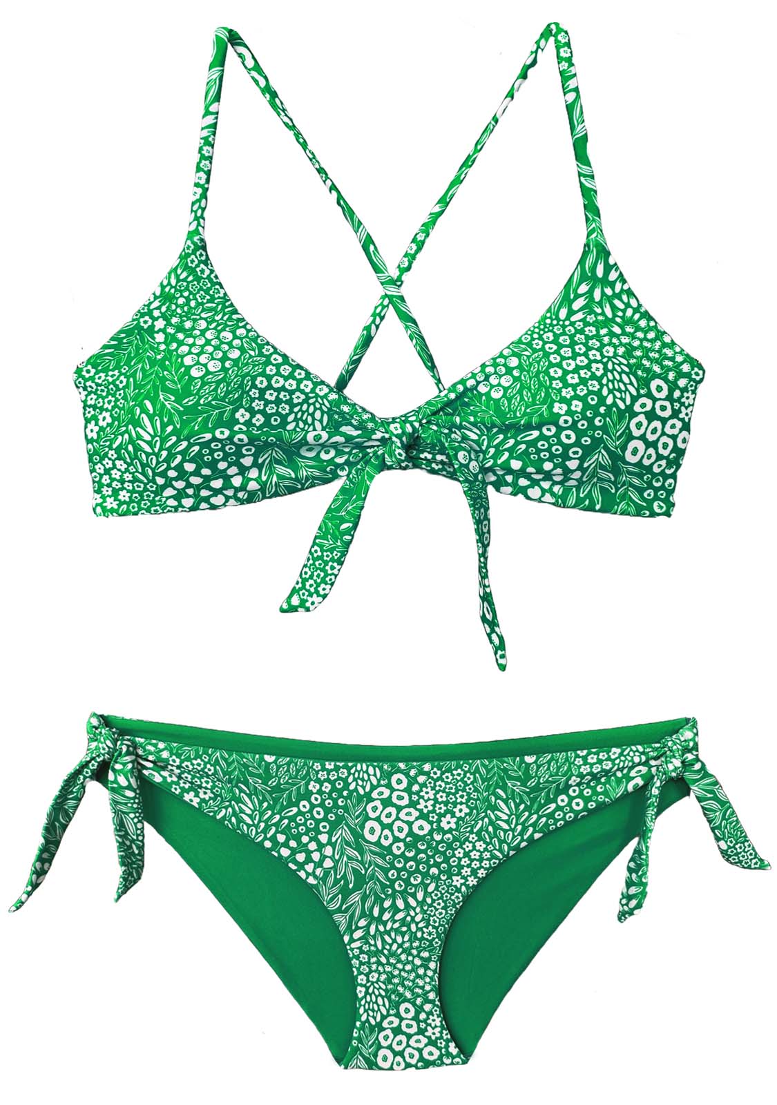CORAL | 2-Piece | Scoop Style | Green
