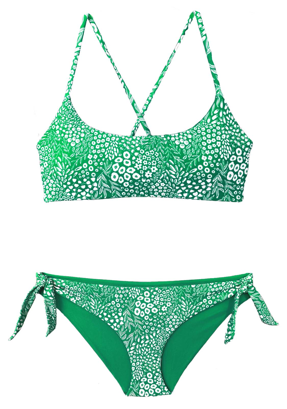 CORAL | 2-Piece | Scoop Style | Green