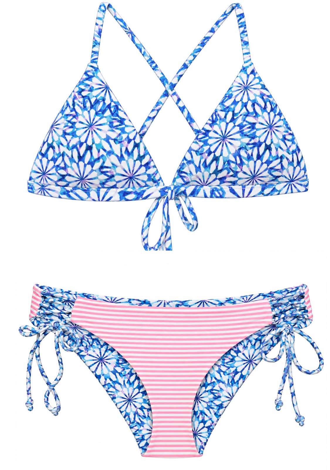 DAISY BLUE | 2-Piece Triangle Style