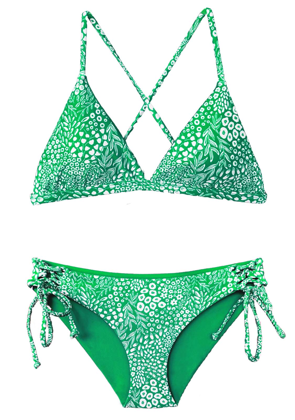CORAL | 2-Piece | Triangle Style | Green