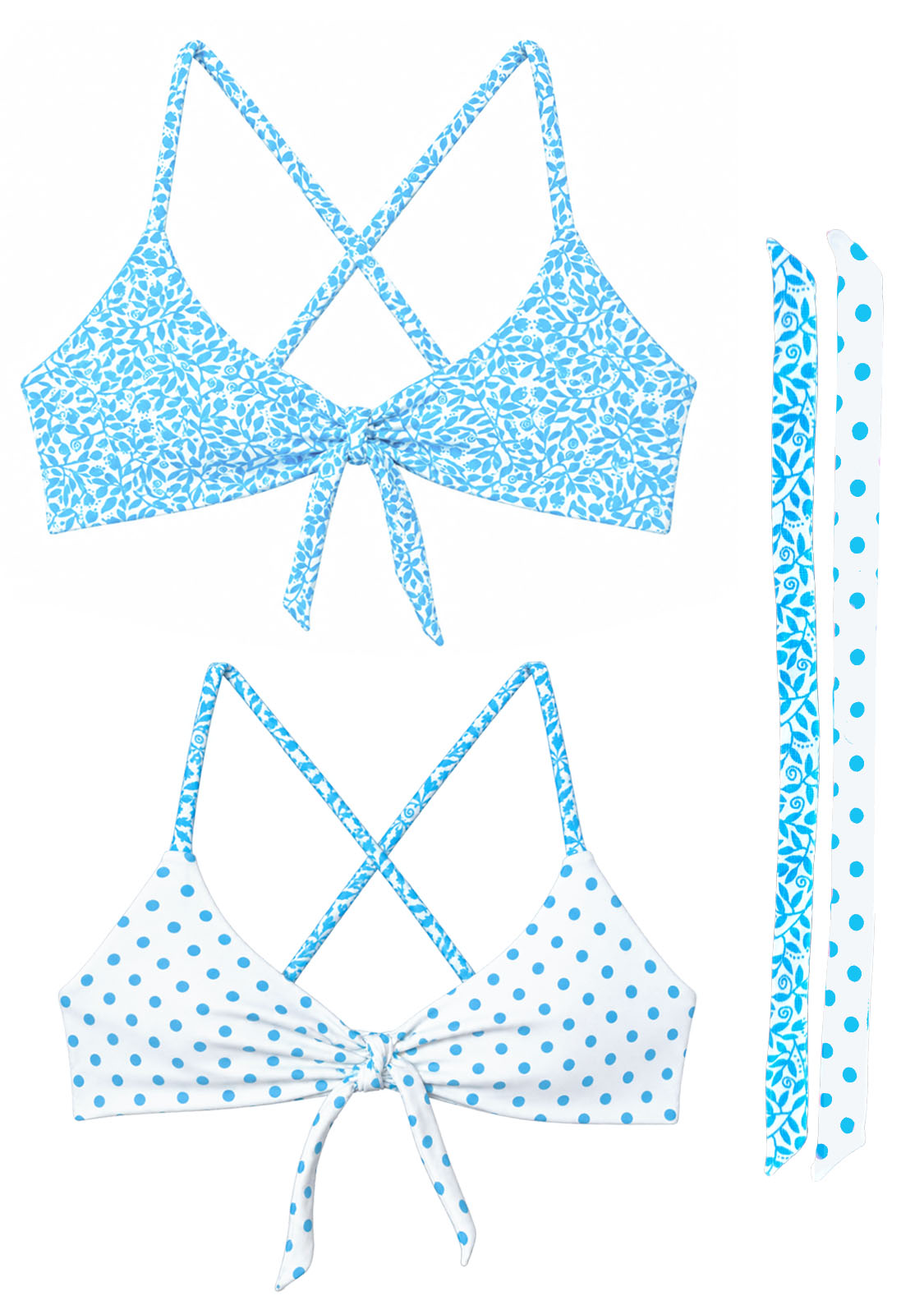 MIRA Blue | 2-PIECE | SCOOP STYLE