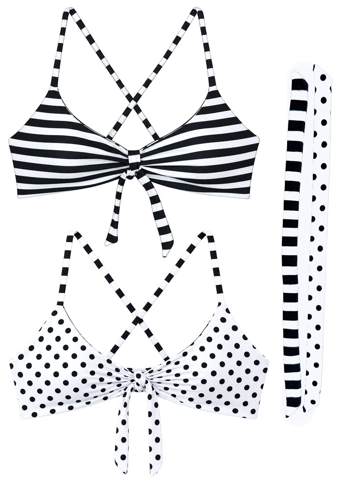 MONACO BLACK | 2-PIECE | SCOOP STYLE