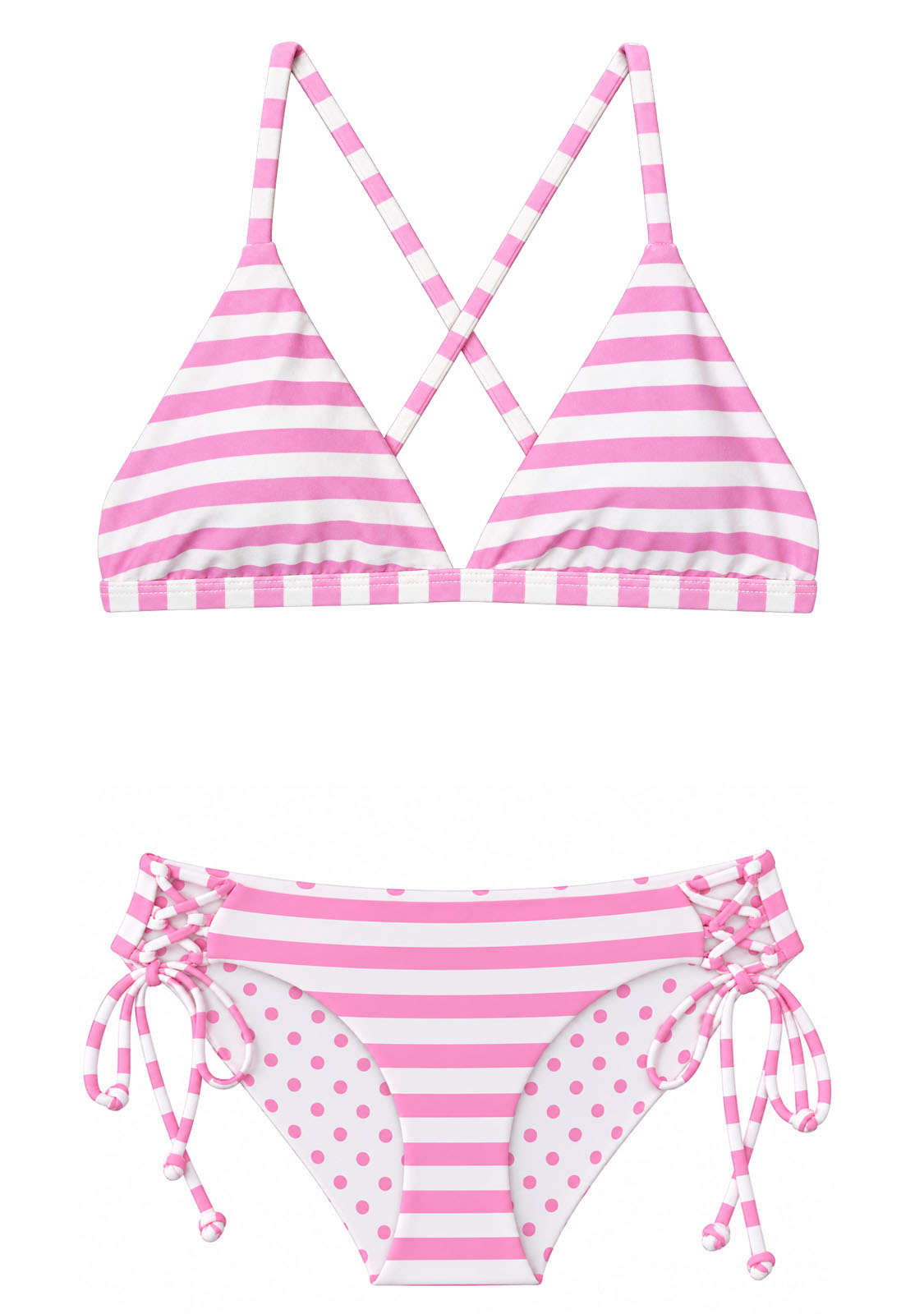 MONACO PINK | TRIANGLE STYLE | 2-PIECE