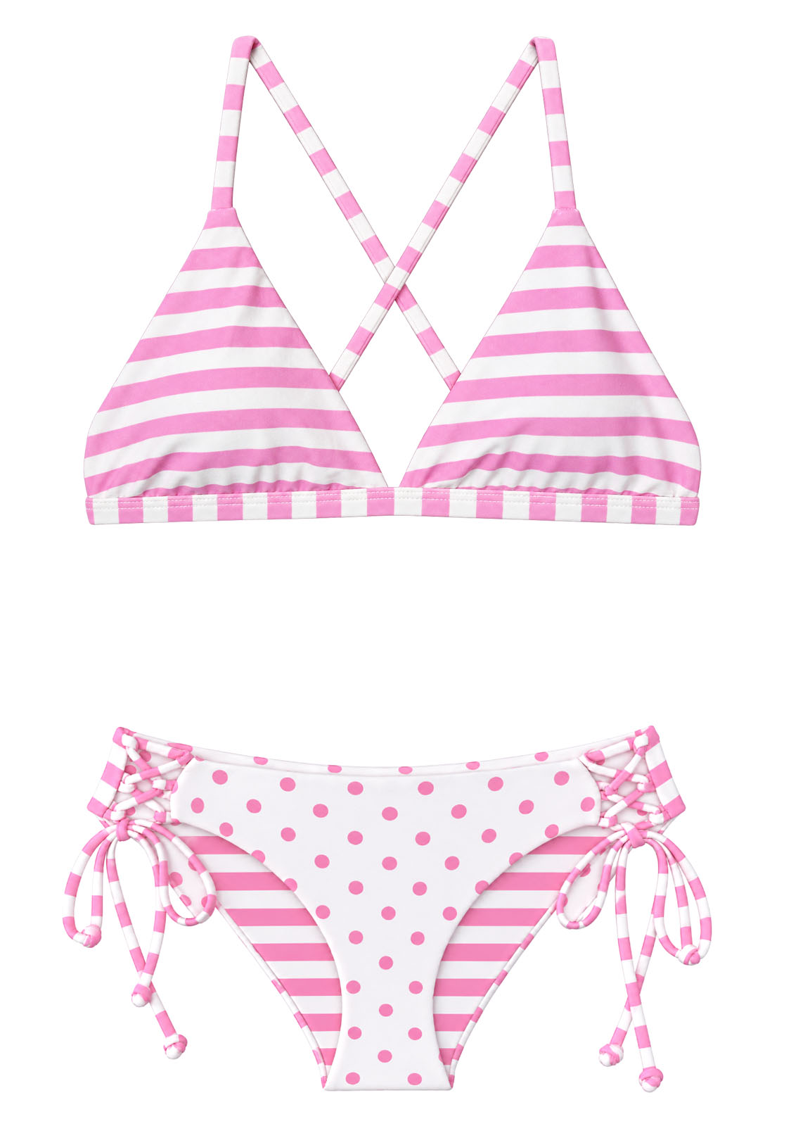 MONACO PINK | TRIANGLE STYLE | 2-PIECE