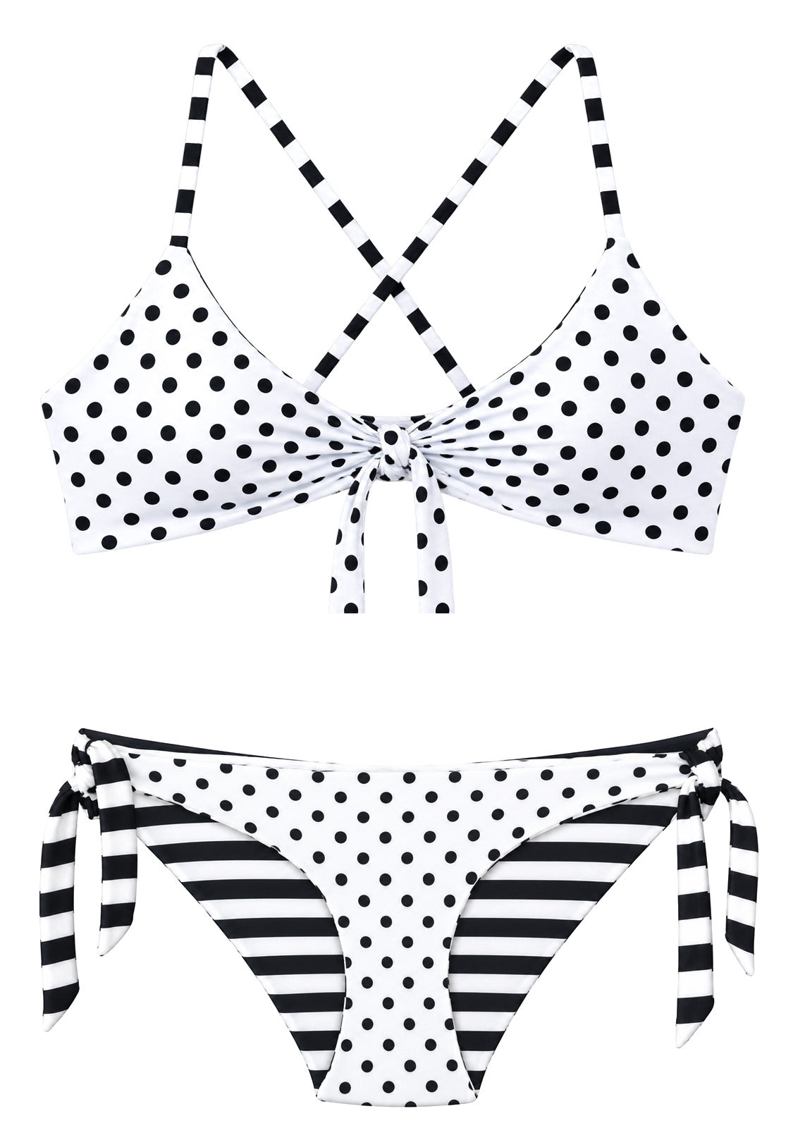 MONACO BLACK | 2-PIECE | SCOOP STYLE