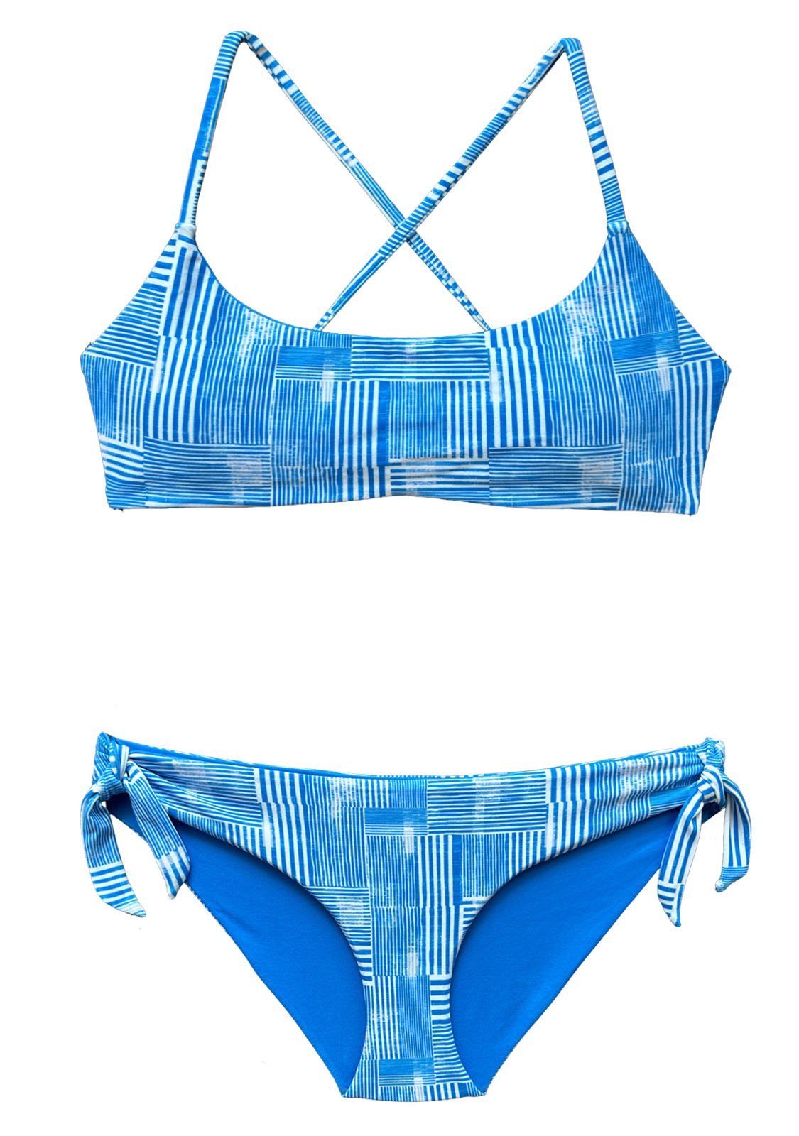 BILLIE BLUE | SCOOP STYLE | 2-PIECE | REVERSIBLE
