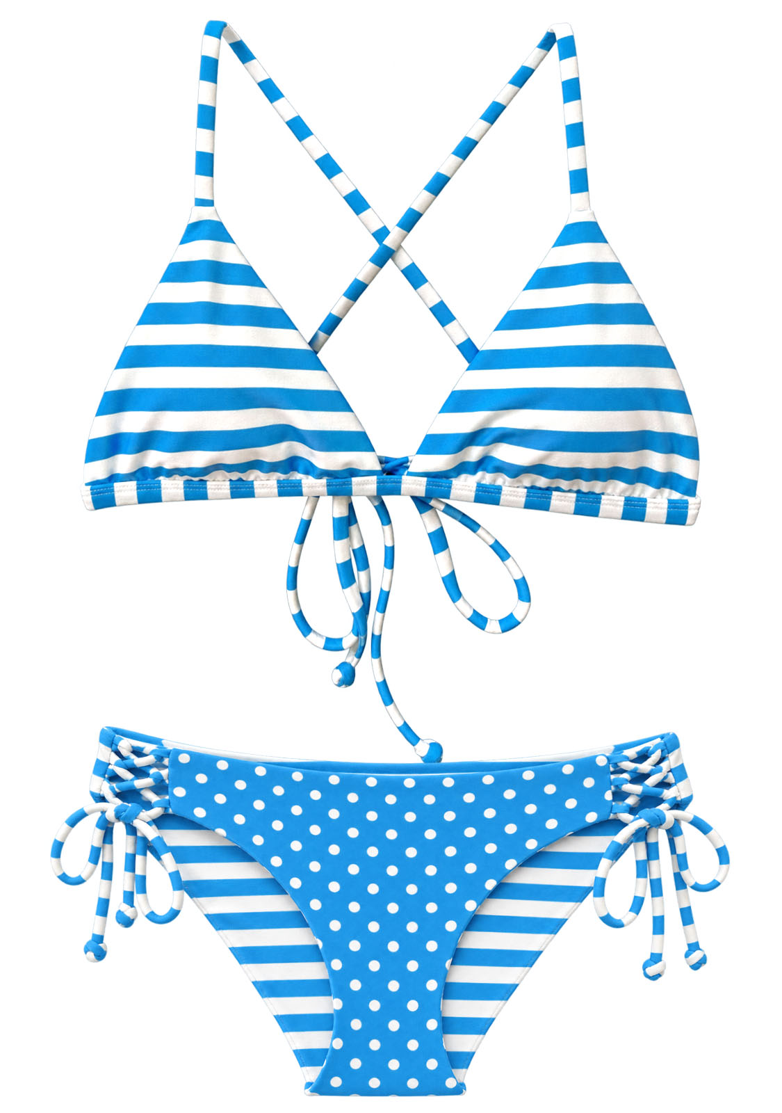 MONACO BLUE | TRIANGLE STYLE | 2-PIECE