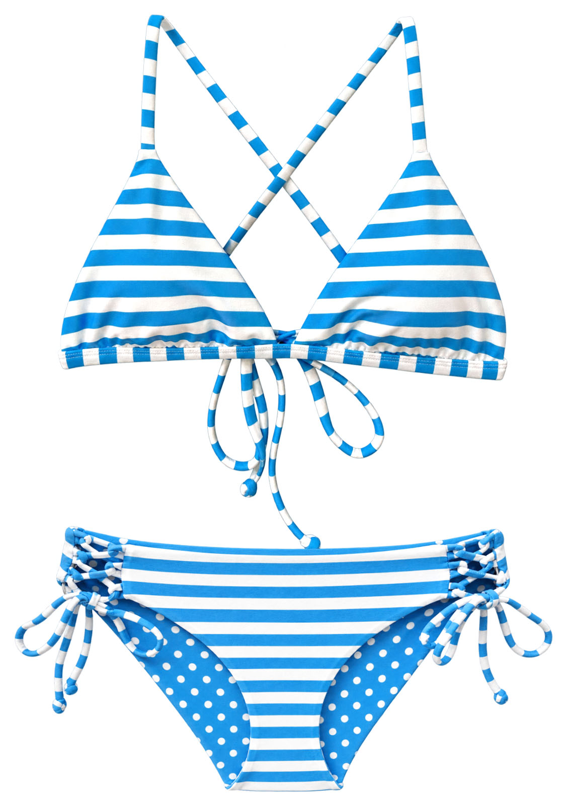 MONACO BLUE | TRIANGLE STYLE | 2-PIECE