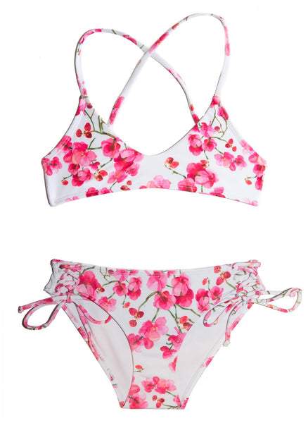 Pink 2-PIECE Girls Padded Bikini – Chance Loves