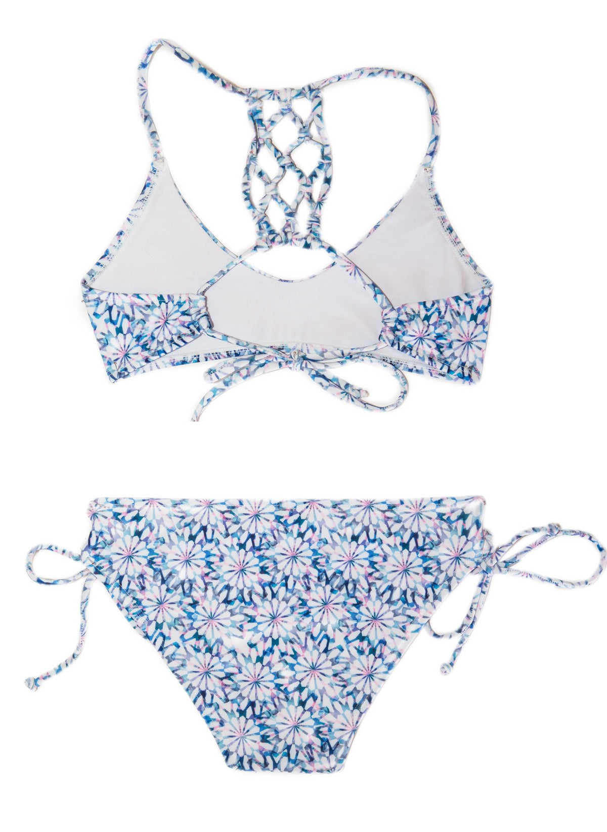 DAISY BLUE - 2 PIECE FLORAL Youth Girls Bikini Swimsuit SET by Chance ...