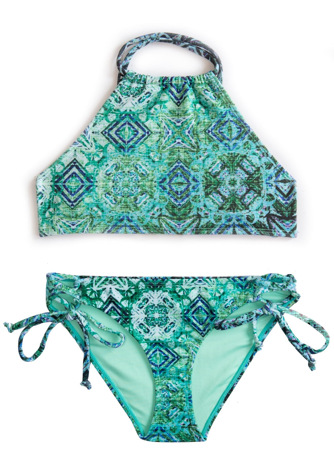 Moss Point Halter Top Tankini - Chance Loves Swimwear