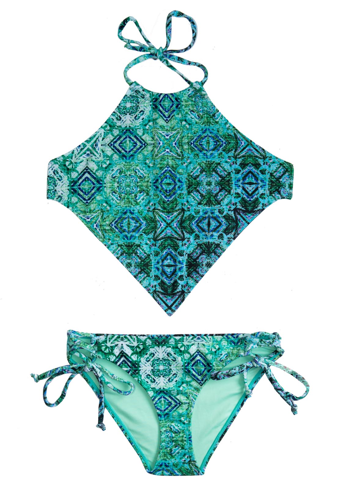 TWO PIECE Swimsuit with Handkerchief Top YOUTH SIZE - Chance Loves Swimwear