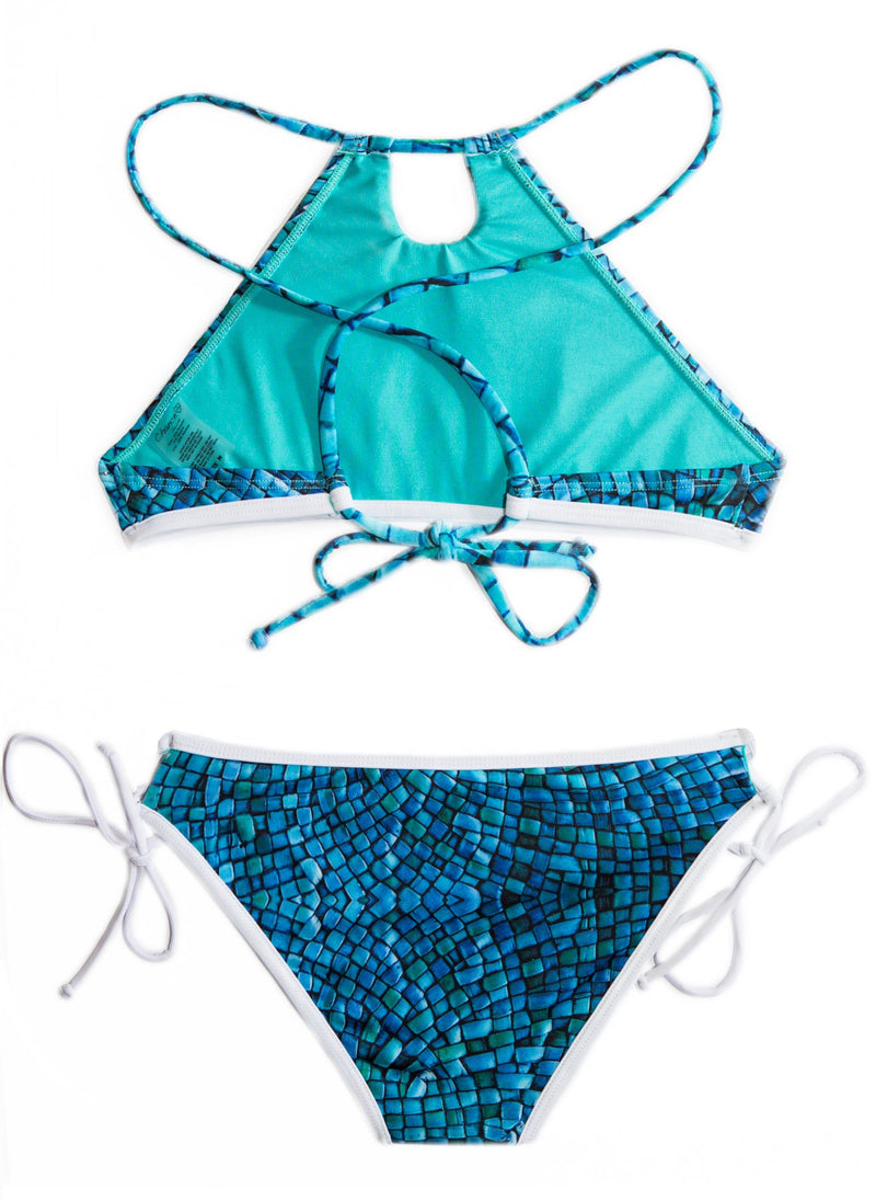Ocean Mosaic Girls Tankini - Chance Loves Swimwear